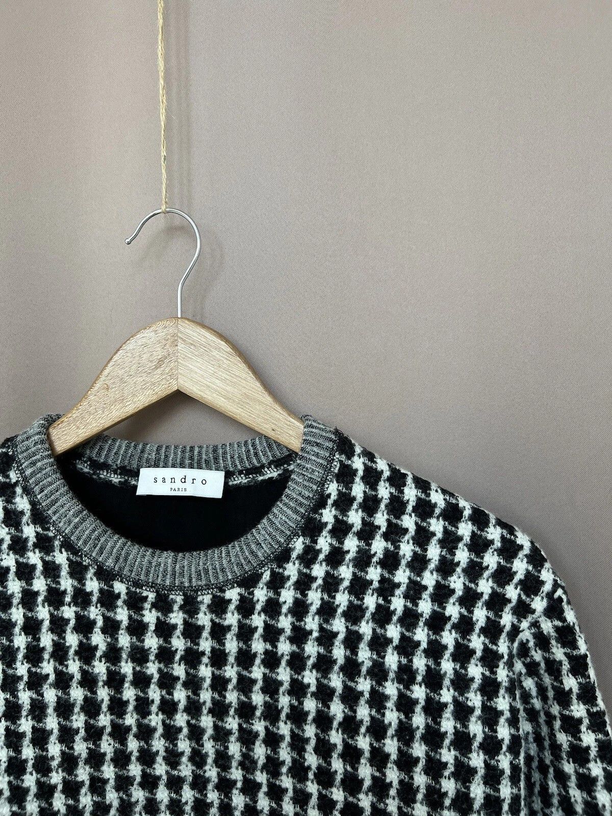 Sandro Sandro Wool Sweater Womens Size 2 or M Crew Neck Jumper Size M / US 6-8 / IT 42-44 - 6 Thumbnail