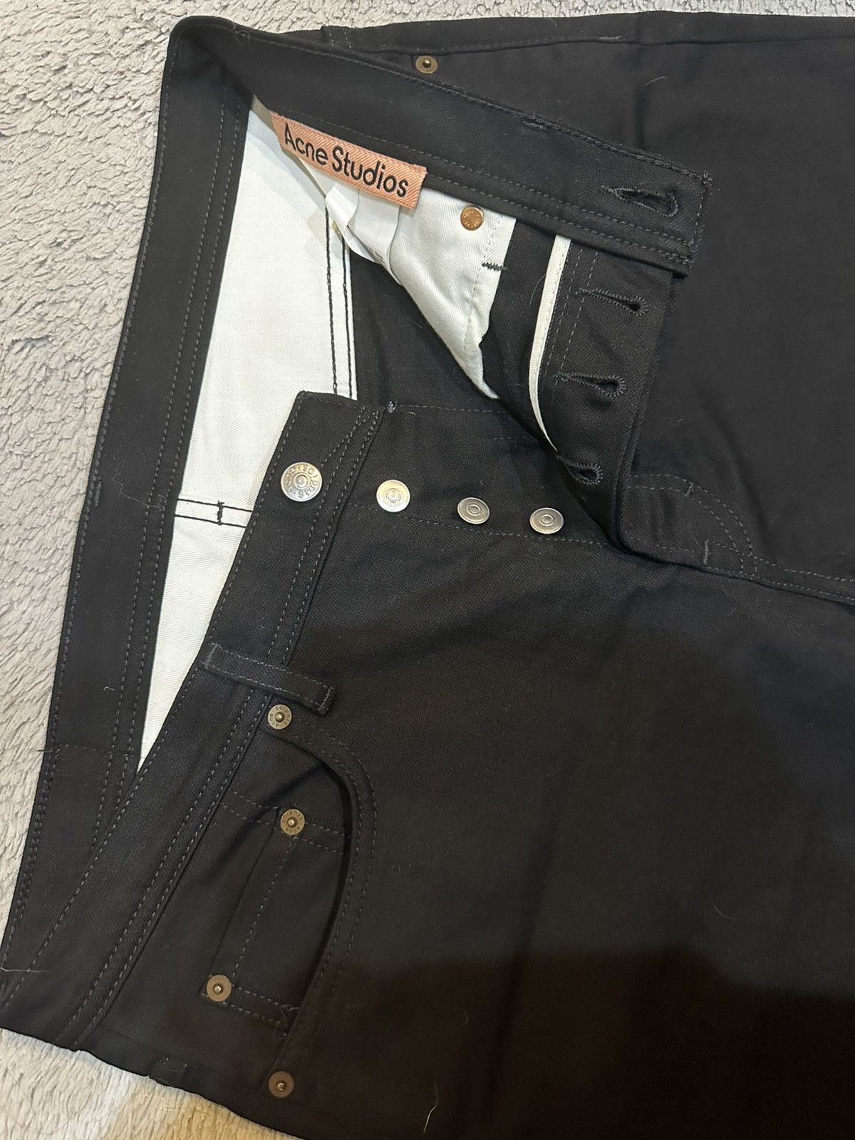 Acne Studios Acne Studios River Stay Black jeans Size US 32 / EU 48 - 2 Thumbnail