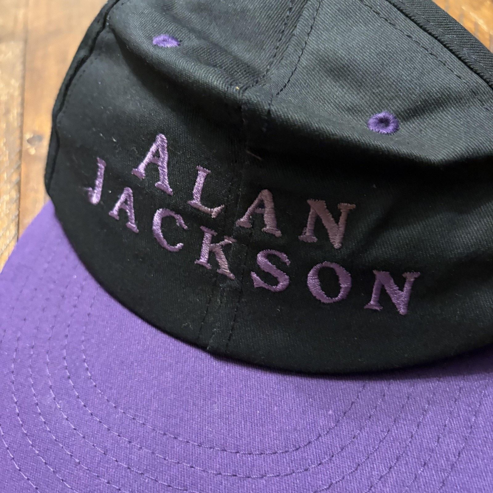Vintage Alan Jackson Hat Mens Baseball Cap Made In USA Country Size ONE SIZE - 3 Thumbnail