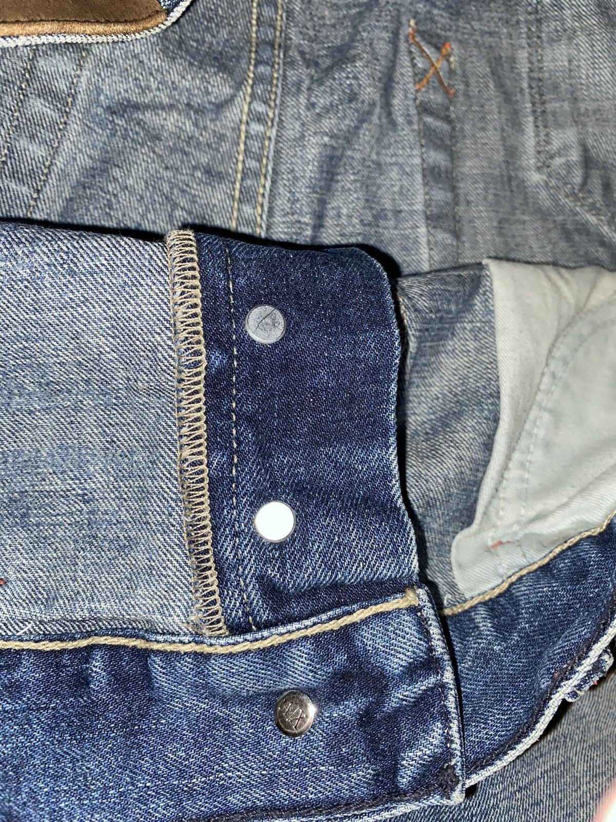 Armani Exchange Armani Exchange Denim Blue Jeans Pants Made USA Distressed Size US 36 / EU 52 - 8 Thumbnail