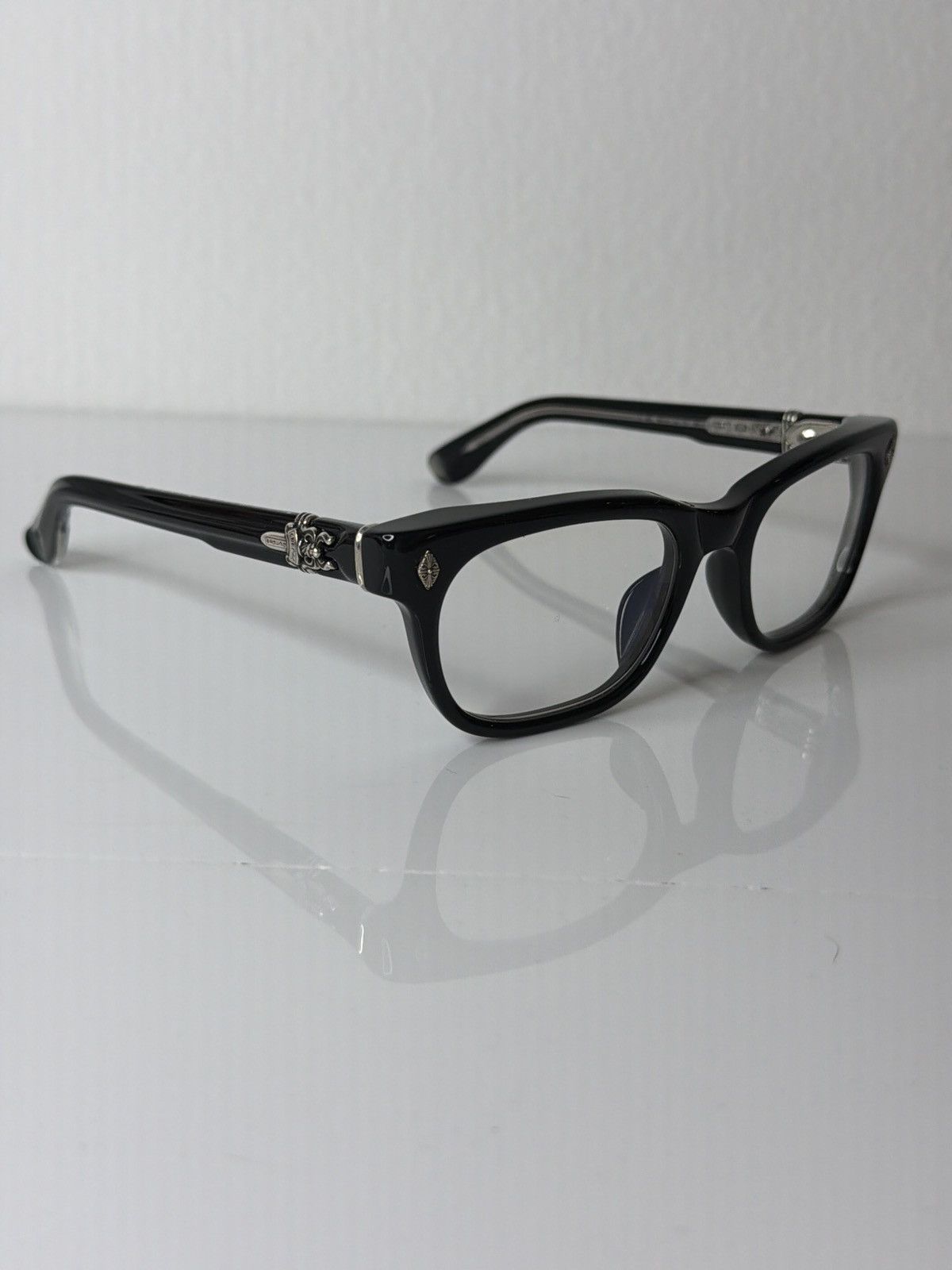 Chrome Hearts Chrome Hearts Dooable Black Silver 52-20-148 New Size ONE SIZE - 4 Thumbnail