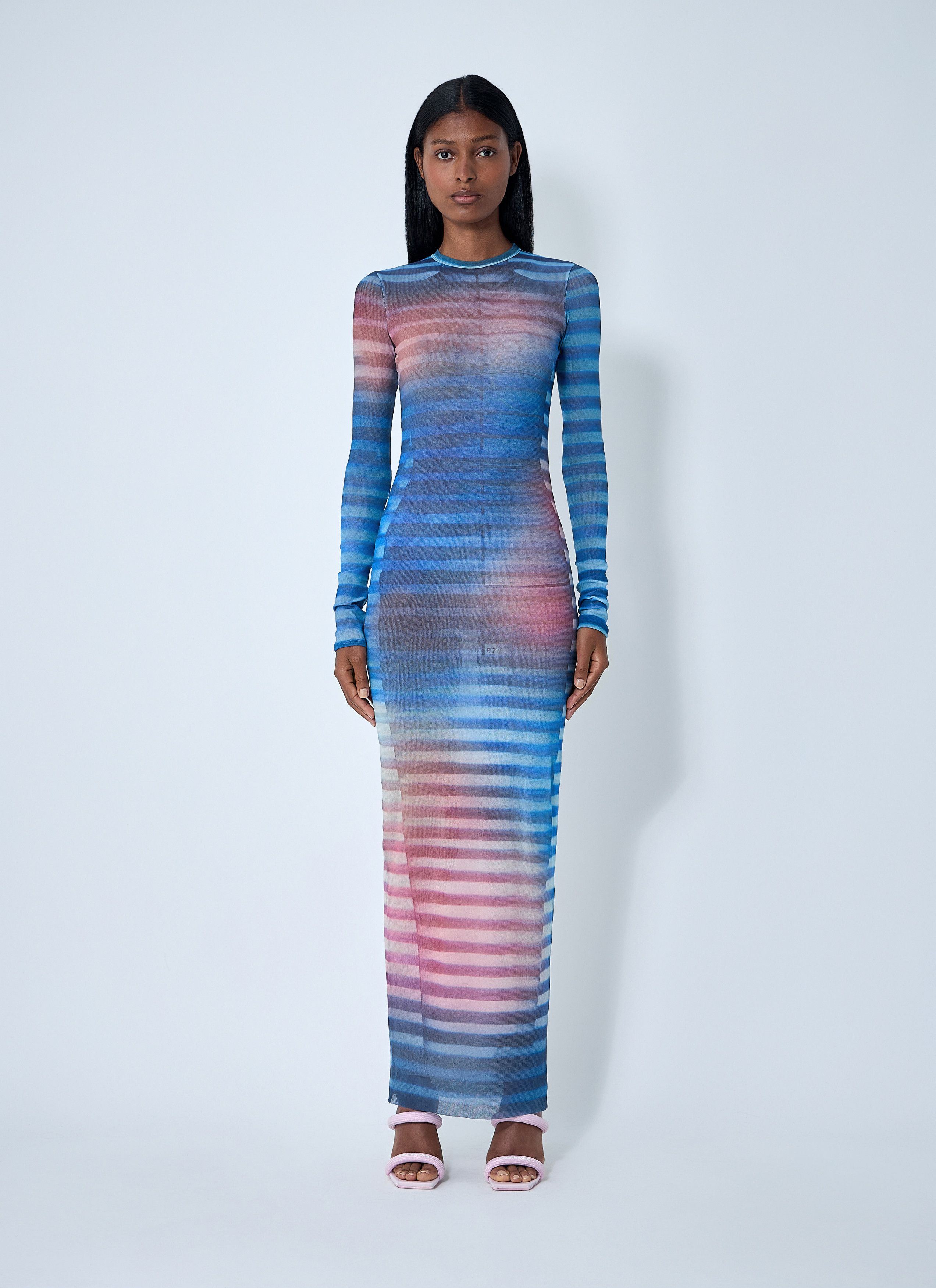 Jean Paul Gaultier Air Mesh Maxi Dress Size S / US 4 / IT 40 - 1 Thumbnail