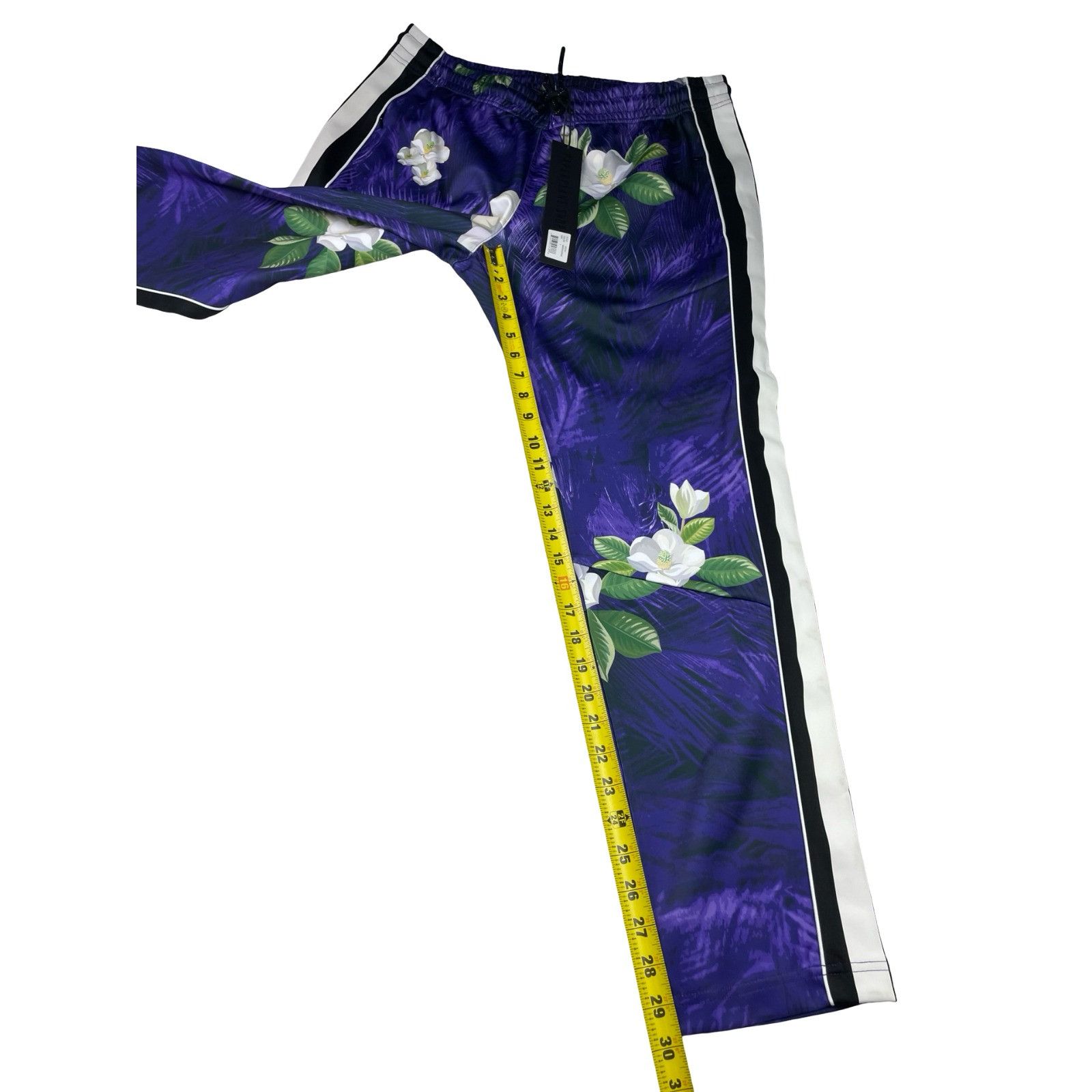 Paper Planes NEW Paperplanes Men's Track Suit Purple Mardigras Floral • L Size US L / EU 52-54 / 3 - 21 Thumbnail