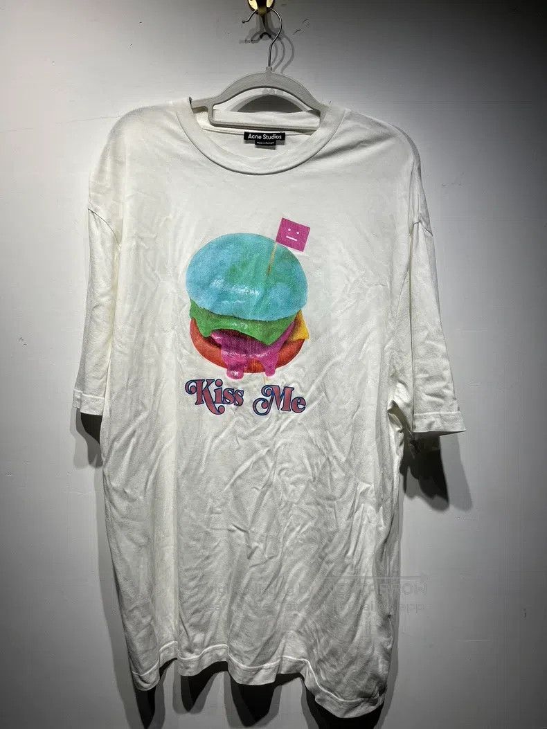 Acne Studios Acne Studios SS23 Round Neck Front Pattern Printed T-shirt Size US XXS / EU 40 - 1 Thumbnail