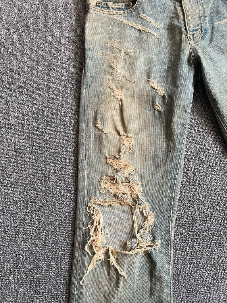 Saint Laurent Paris Saint Laurent Distressed Denim Jeans- Size US 30 / EU 46 - 3 Thumbnail