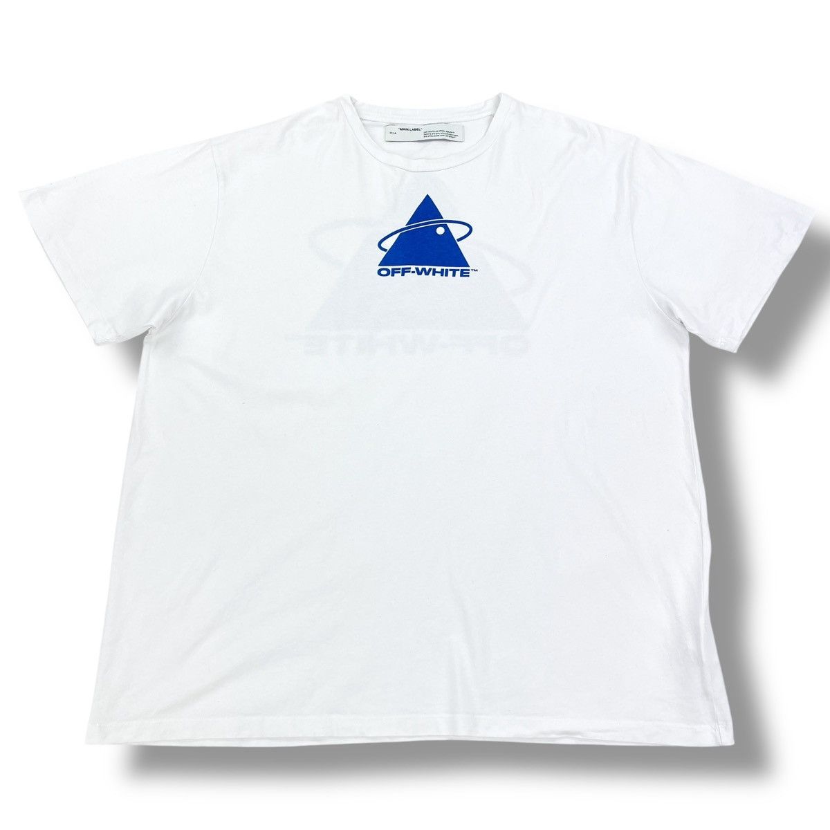 Off-White Off-White Triangle Planet T Shirt Size US XXL / EU 58 / 5 - 2 Thumbnail