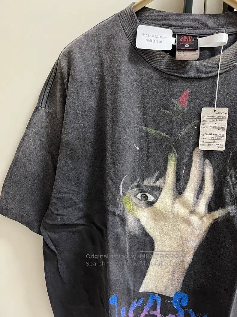 Saint Michael Saint Michael Parasite Signature Print Black Short Sleeve Size US XL / EU 56 / 4 - 6 Thumbnail