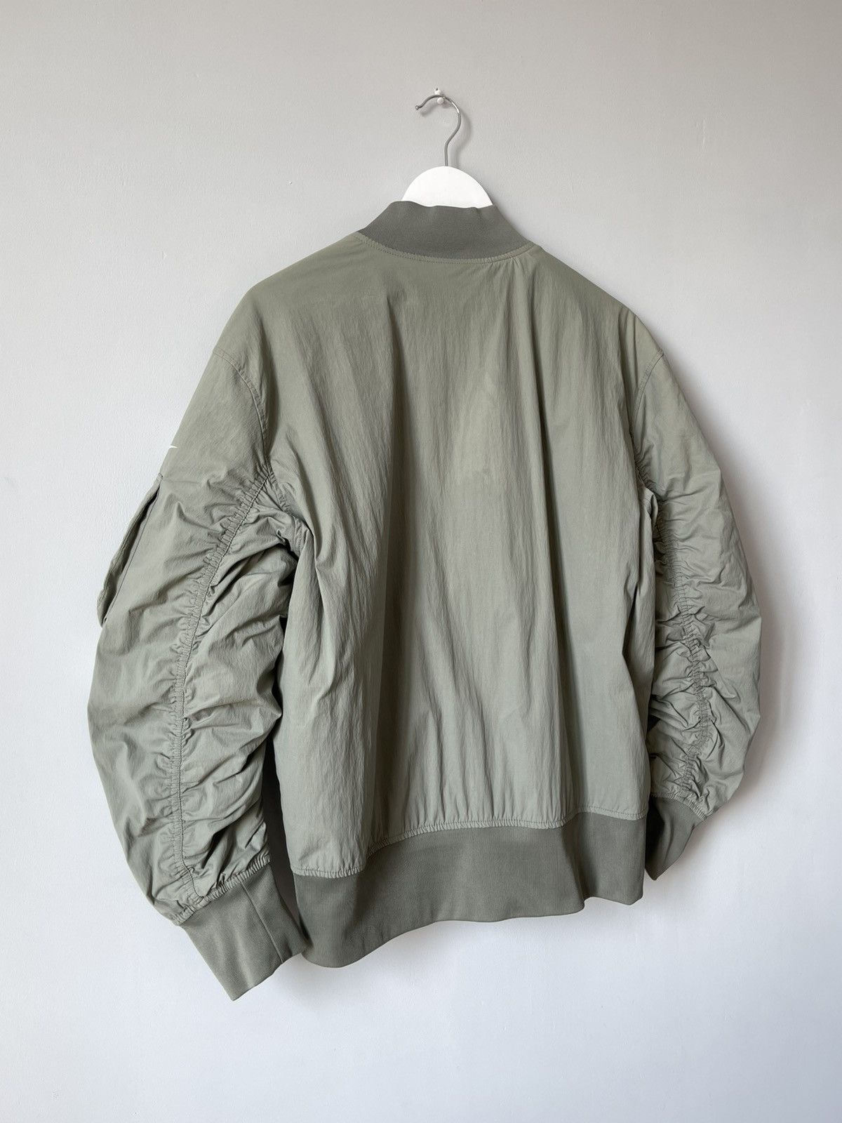 Nike Nike AF-1 Reversible Nylon Big Logo Swoosh Bomber Jacket Size US S / EU 44-46 / 1 - 8 Thumbnail