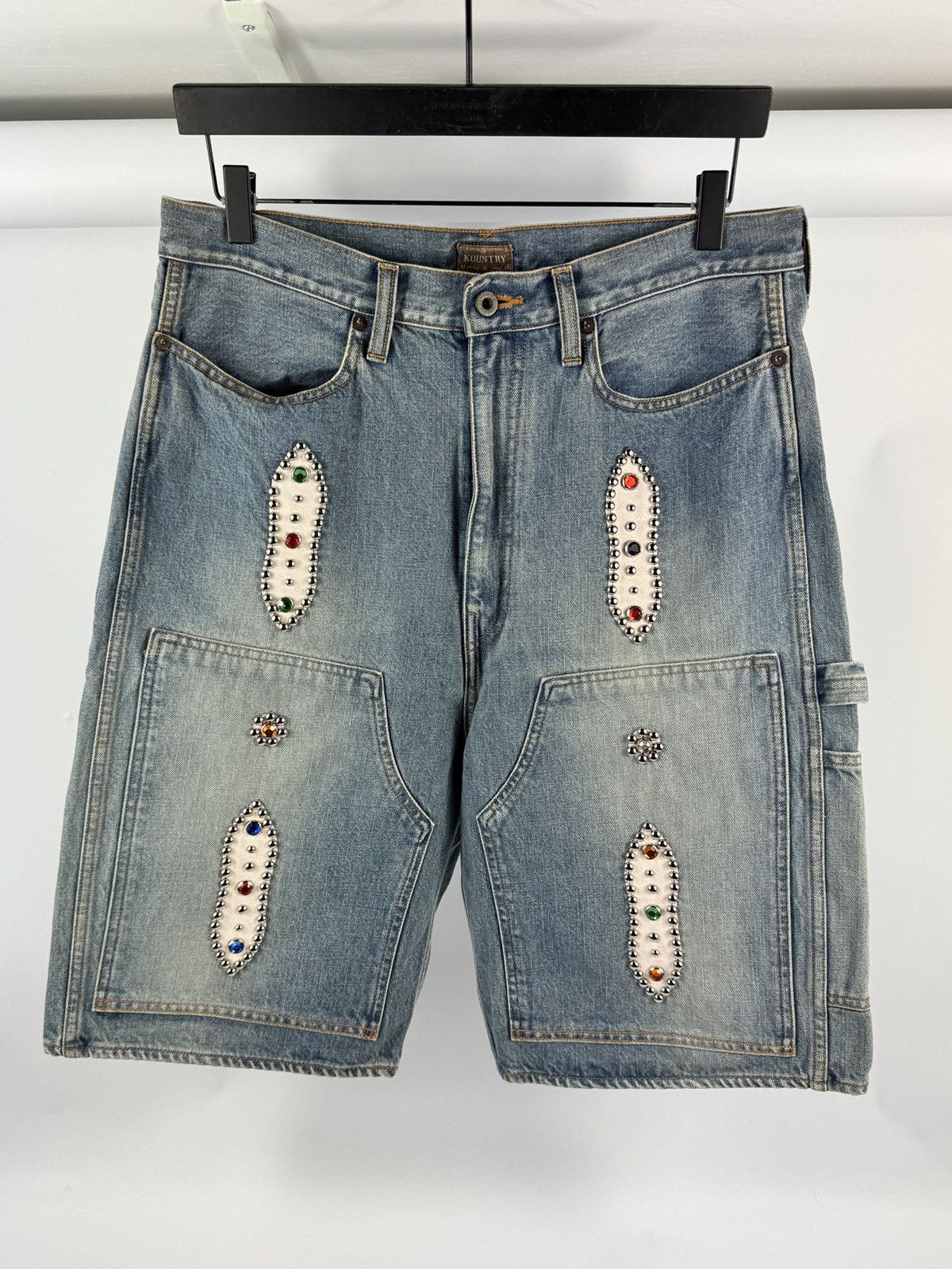 Kapital CRYSTAL CARPENTER SHORTS Size US 36 / EU 52 - 1 Thumbnail