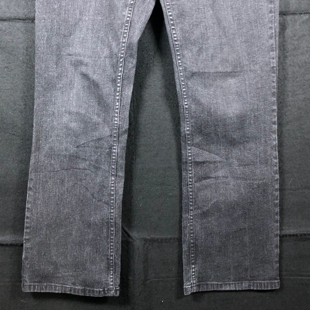 Vintage LL Bean Womens Jeans Black Denim Mid Rise Straight Leg Cotton Blend Stretch 6 Regular 28in Inseam 28.5in Charcoal Wash Women Mens? Size 28" / US 6 / IT 42 - 3 Thumbnail