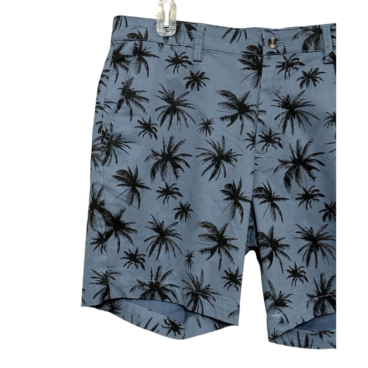 Slate & Stone Slate & Stone Palm Tree Short Twill Blue Black Men's 33 NWOT Size US 33 - 3 Thumbnail