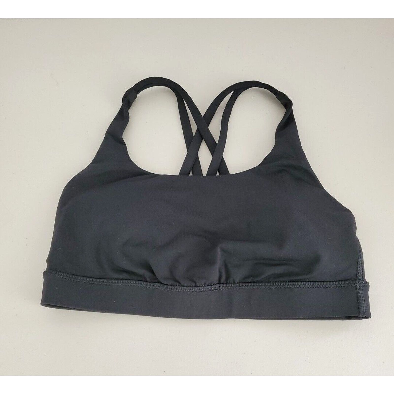 Lululemon Lululemon Energy Sports Bra Women 6 XS Black Lightly Padded Size ONE SIZE - 6 Thumbnail