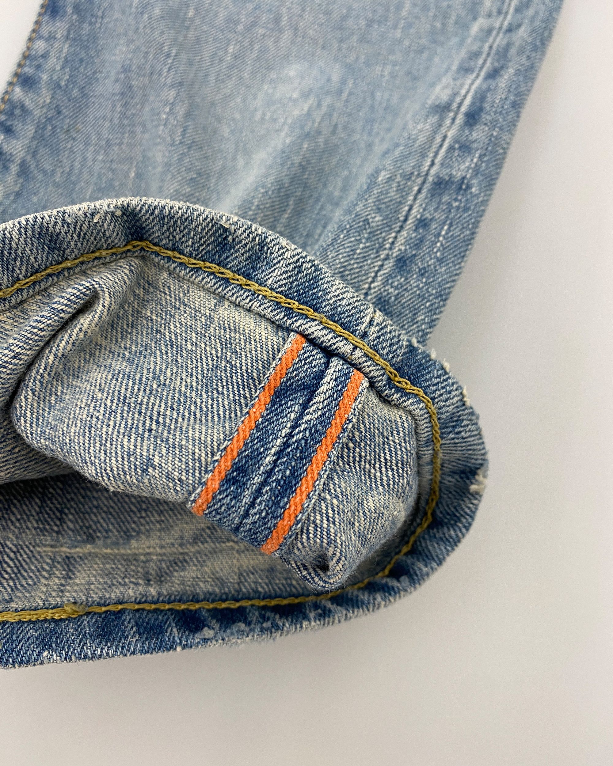 Edwin 1990s Selvedge Denim Faded Size US 29 - 14 Thumbnail