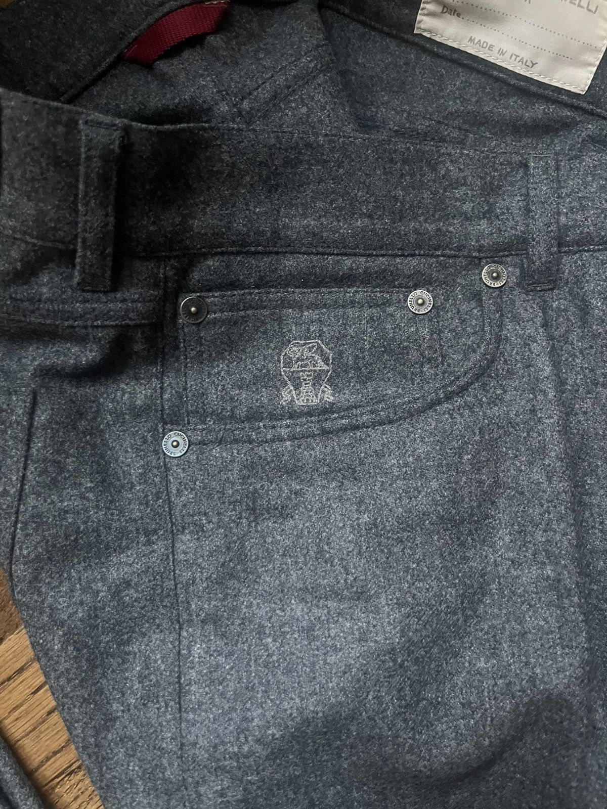 Brunello Cucinelli Brunello Cucinelli Flannel Pants Size US 32 / EU 48 - 2 Thumbnail