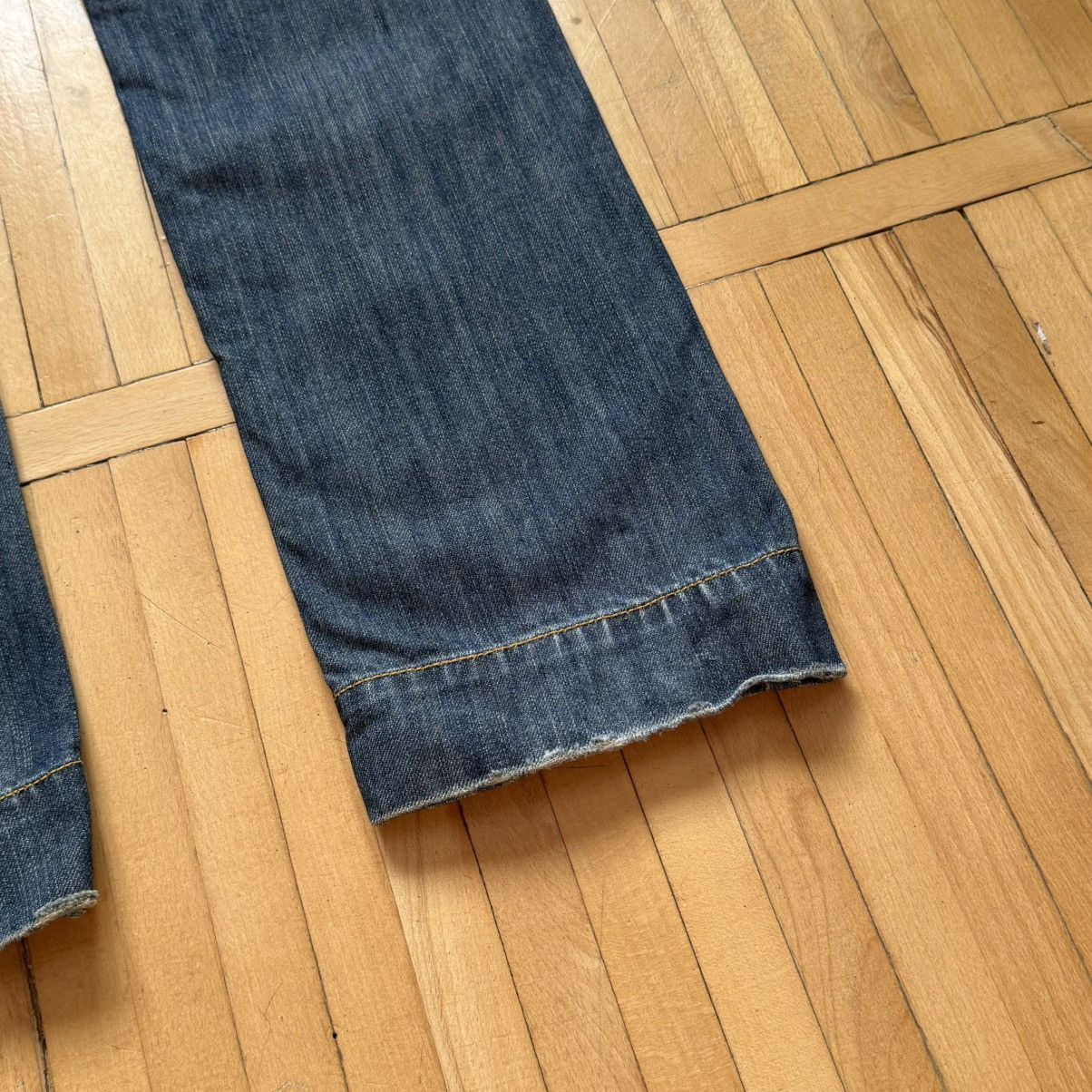 If Six Was Nine 📌Vintage Y2K Monica’s Low Rise Distress Washed Jeans Size 30" / US 8 / IT 44 - 7 Thumbnail