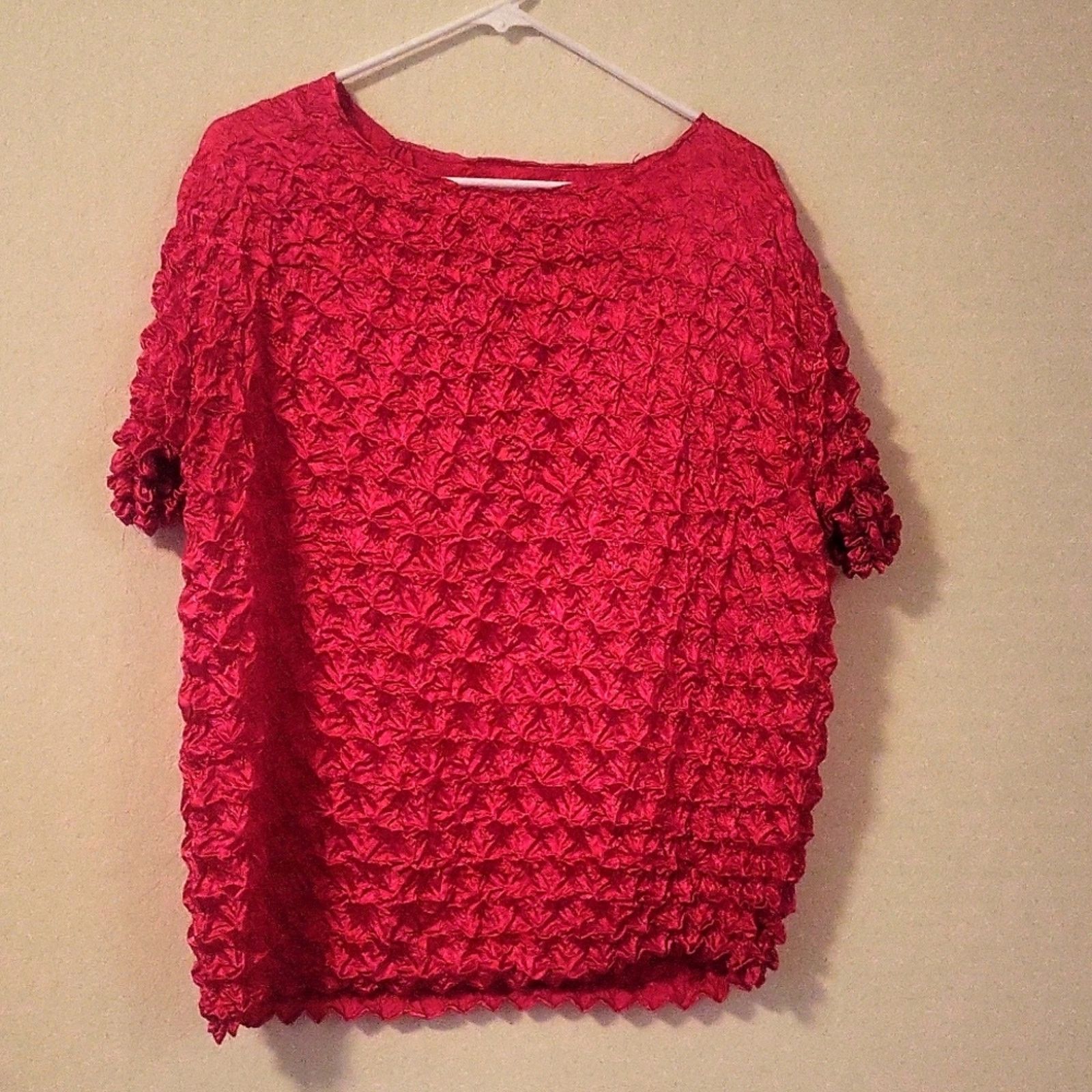 Other Vintage Y2K 90's Style Pink Popcorn/Bubble Shirt Size M / US 6-8 / IT 42-44 - 10 Thumbnail