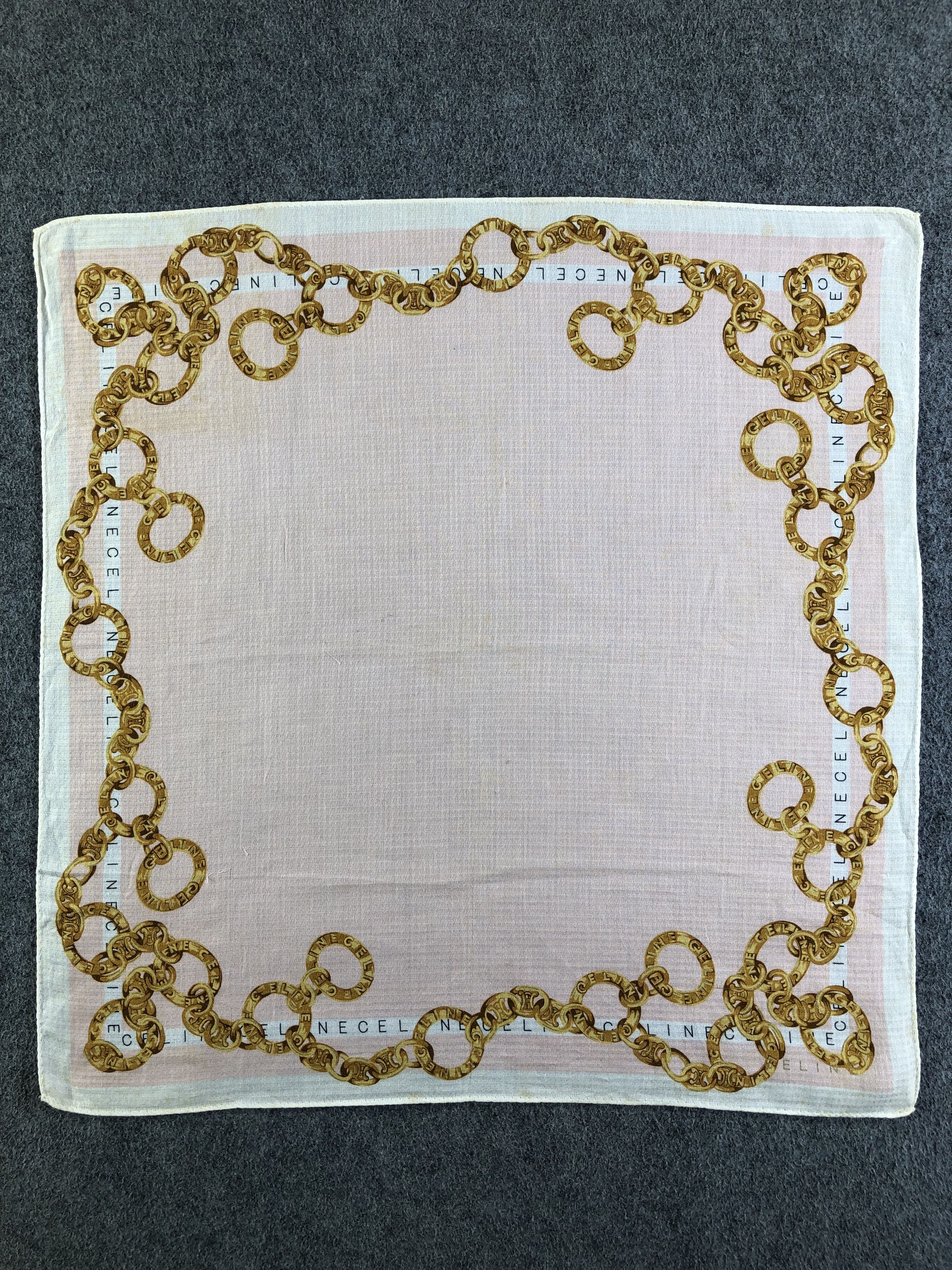 Celine Celine Handkerchief / Bandana / Neckerchief / Headscarf Size ONE SIZE - 3 Thumbnail