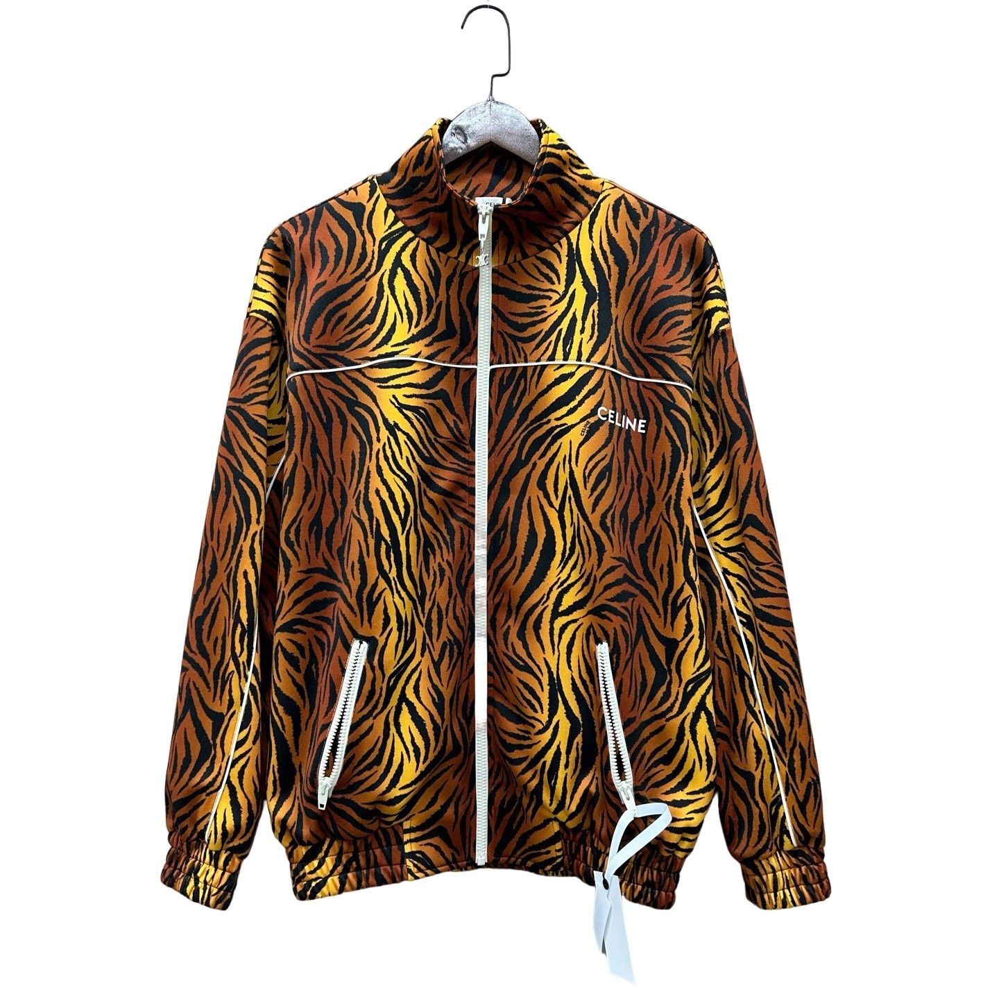 Celine Celine Tiger Print Track Jacket Size S Size US S / EU 44-46 / 1 - 1 Thumbnail