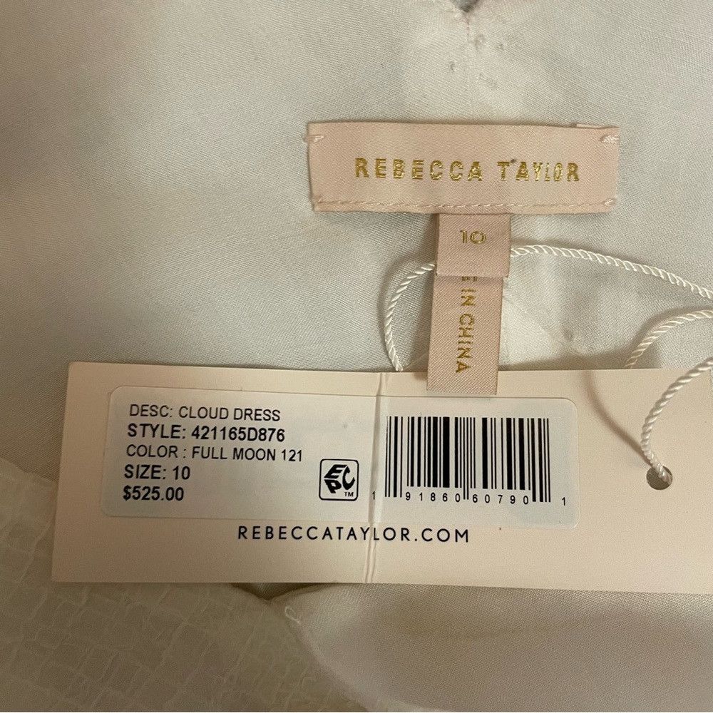 Rebecca Taylor NWT New $525 Rebecca Taylor Tie Front Cloud Dress Size 10 Size L / US 10 / IT 46 - 7 Thumbnail