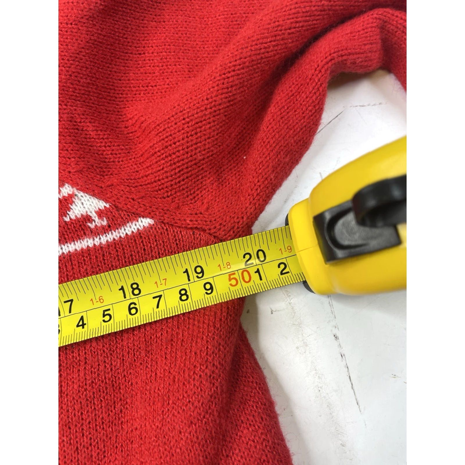 Vintage LOL Vintage Ugly Christmas Sweater Womens XL Red Penguin Heart Knit Fair Isle Pullover Knitted Christmas Holiday Size XL / US 12-14 / IT 48-50 - 5 Thumbnail