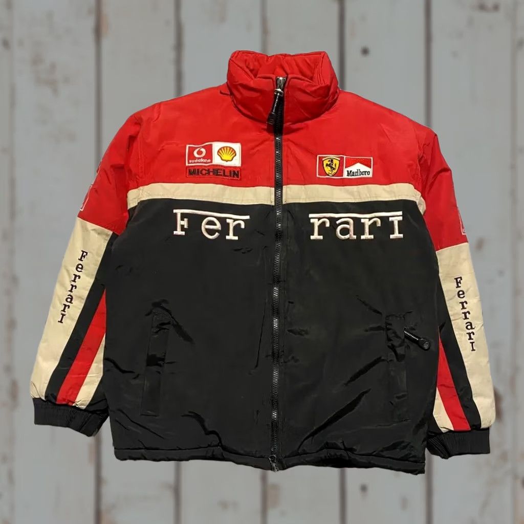 Ferrari VINTAGE Ferrari Jacket Red 90s Michael Schumacher Size 2XL Men Size US XXL / EU 58 / 5 - 1 Thumbnail