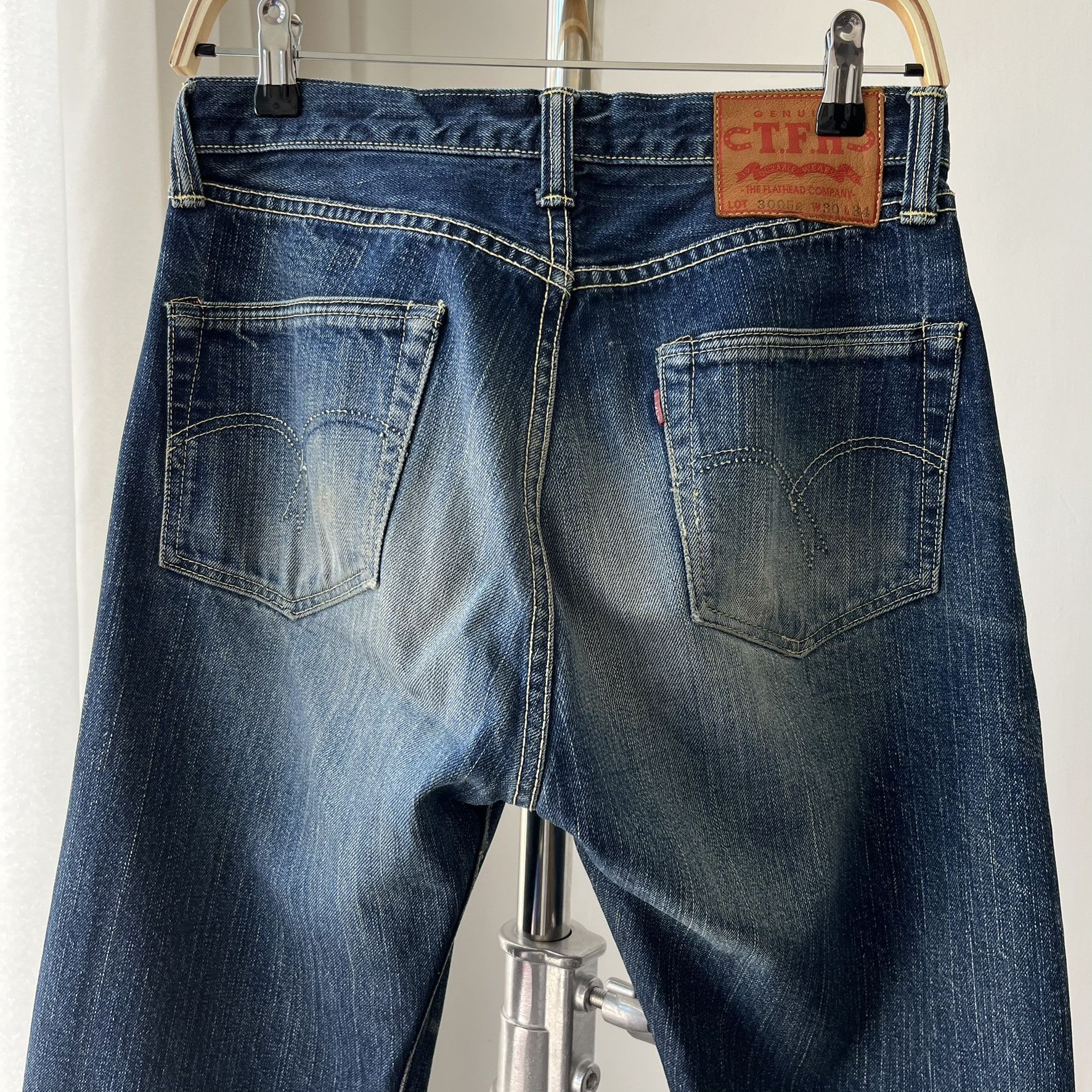 The Flat Head Size 28x32 Vintage Flat Head 3005 Straight Cut Jeans S1770 Size US 28 / EU 44 - 8 Thumbnail