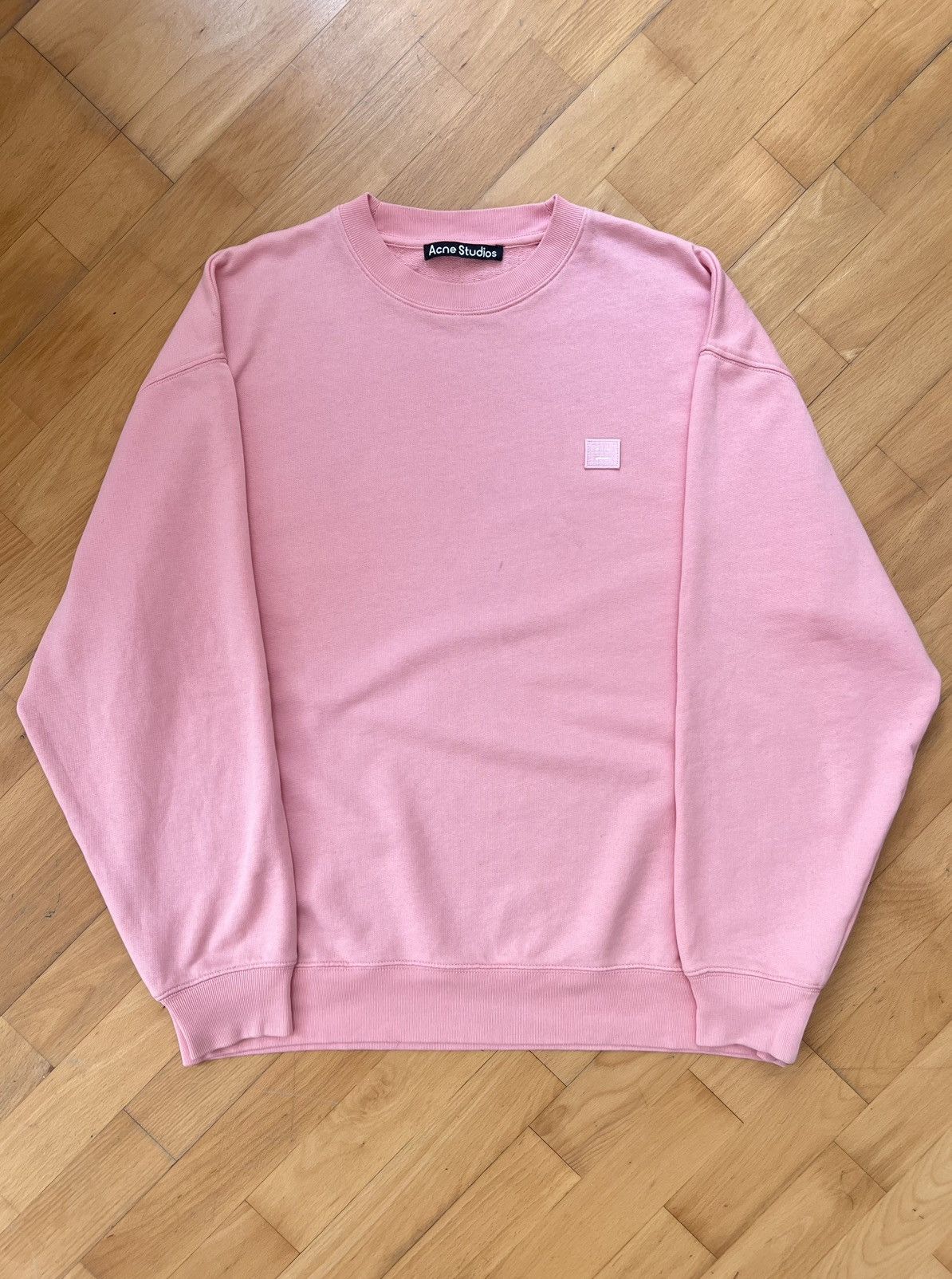 Acne Studios candy pinck oversized sweatshirt