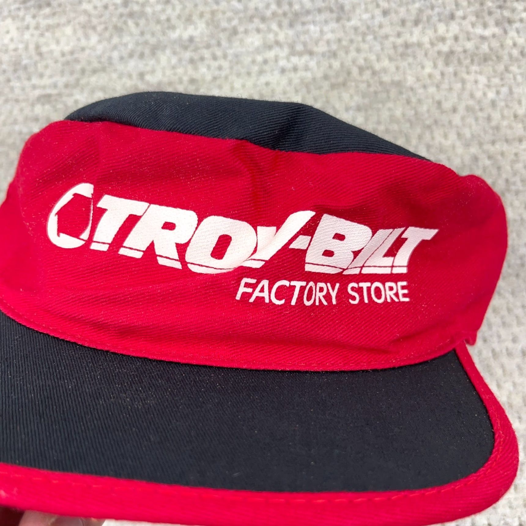 Vintage VINTAGE Troy Bilt Hat Cap USA 90s Trucker Snapback Red Cotton Twill Men One Size Size ONE SIZE - 3 Thumbnail