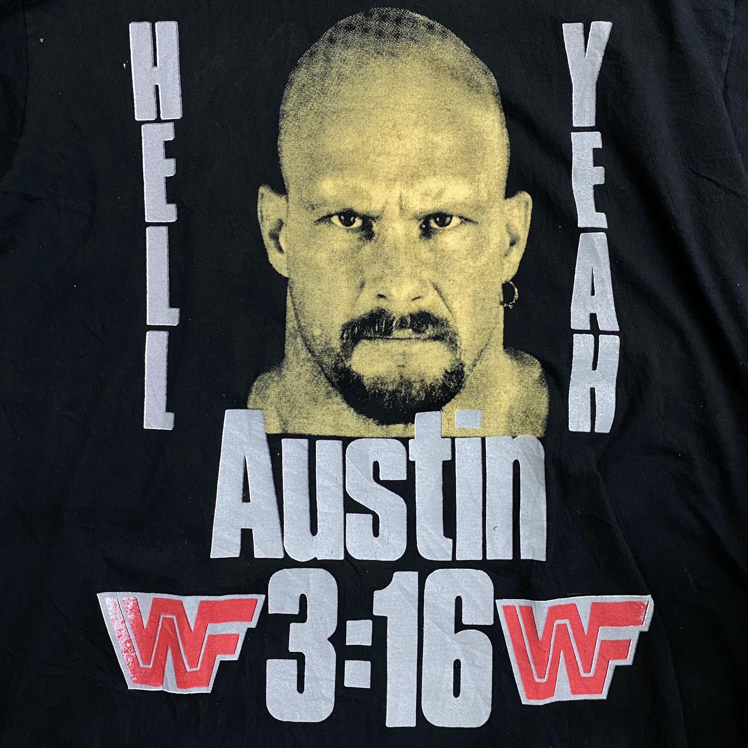 WWF Stone Cold Steve Austin RARE Vintage Bootleg 90s RAW IS WAR Size US XL / EU 56 / 4 - 2 Thumbnail
