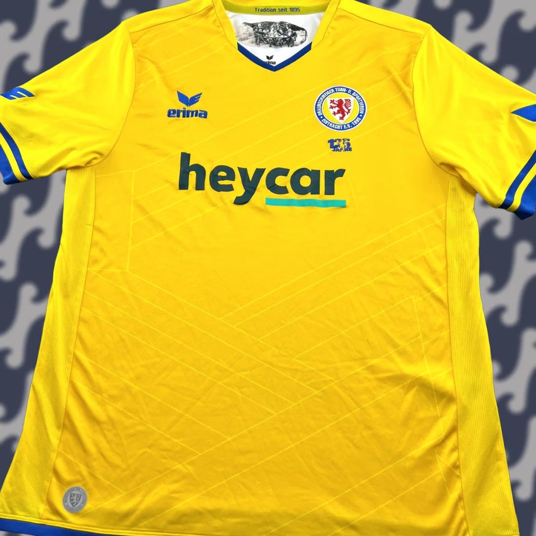 Nike Eintracht Braunschweig 2020 2021 Home Football Jersey Mens 2XL XXL Erima Shirt Nike Shirt Jersey Yellow Football Mens 2XL XXL Size US XXL / EU 58 / 5 - 1 Thumbnail