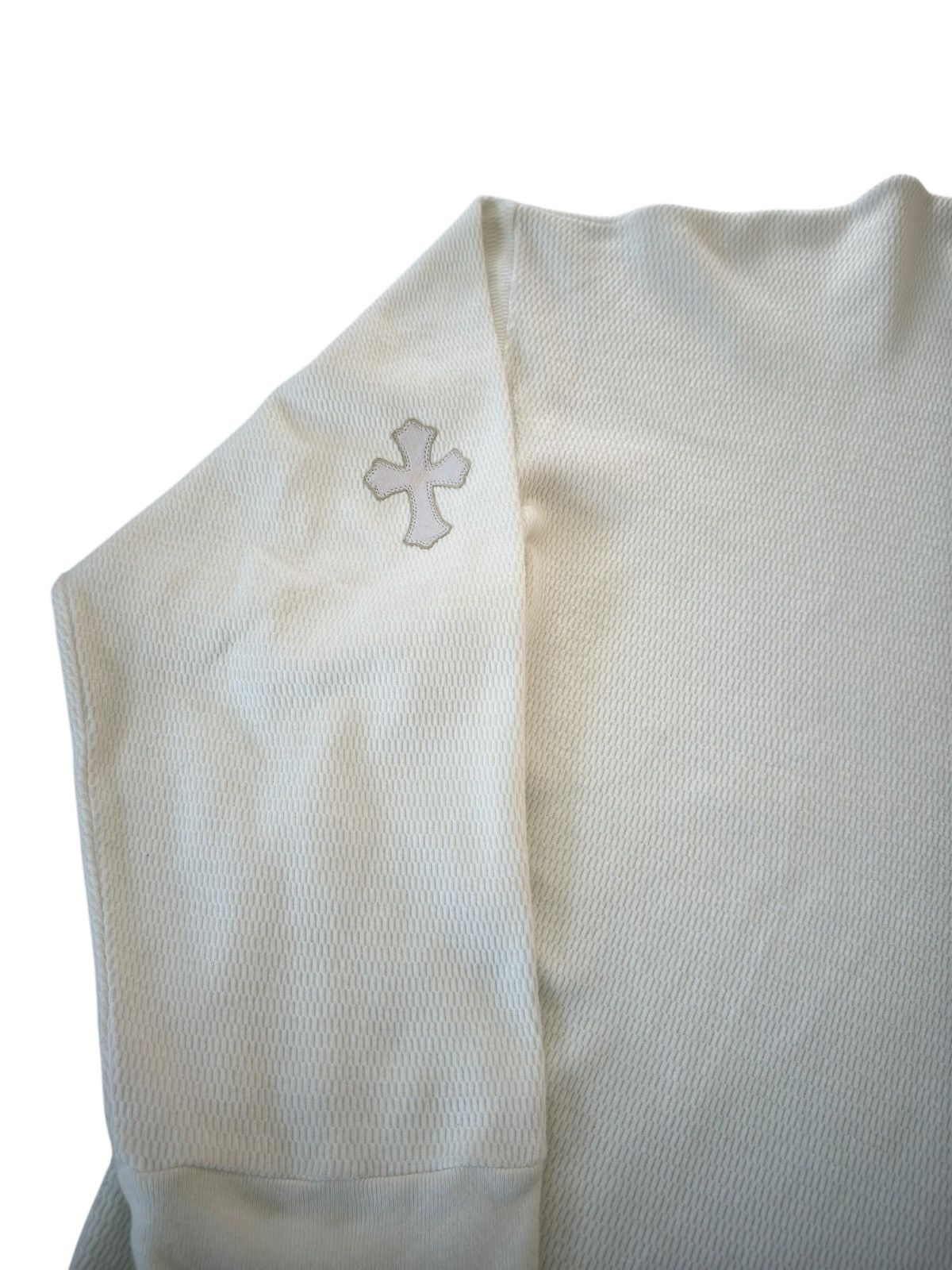 Chrome Hearts Vintage Chrome Hearts Flooded Patched White Thermal Size US XL / EU 56 / 4 - 6 Thumbnail