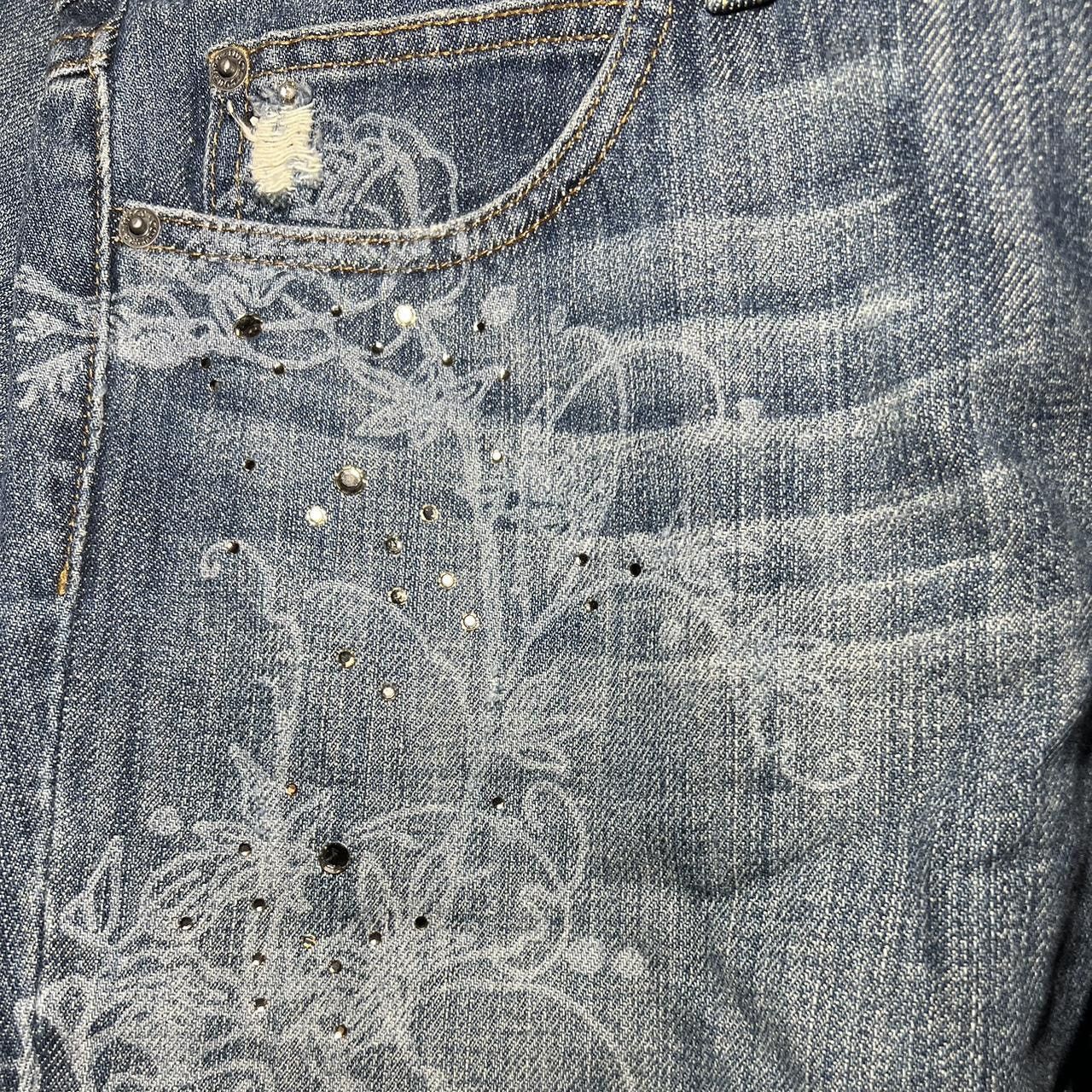 Juicy Couture Jeans Vintage Juicy Couture Jeans Size 30 Distressed Straight Leg Size 30" / US 8 / IT 44 - 6 Thumbnail