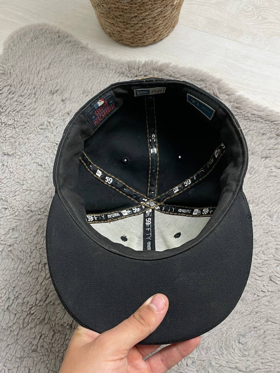 New Era × Vintage New Era Vintage 90’s SnapBack Brown Faded Colour Y2k Size ONE SIZE - 5 Thumbnail
