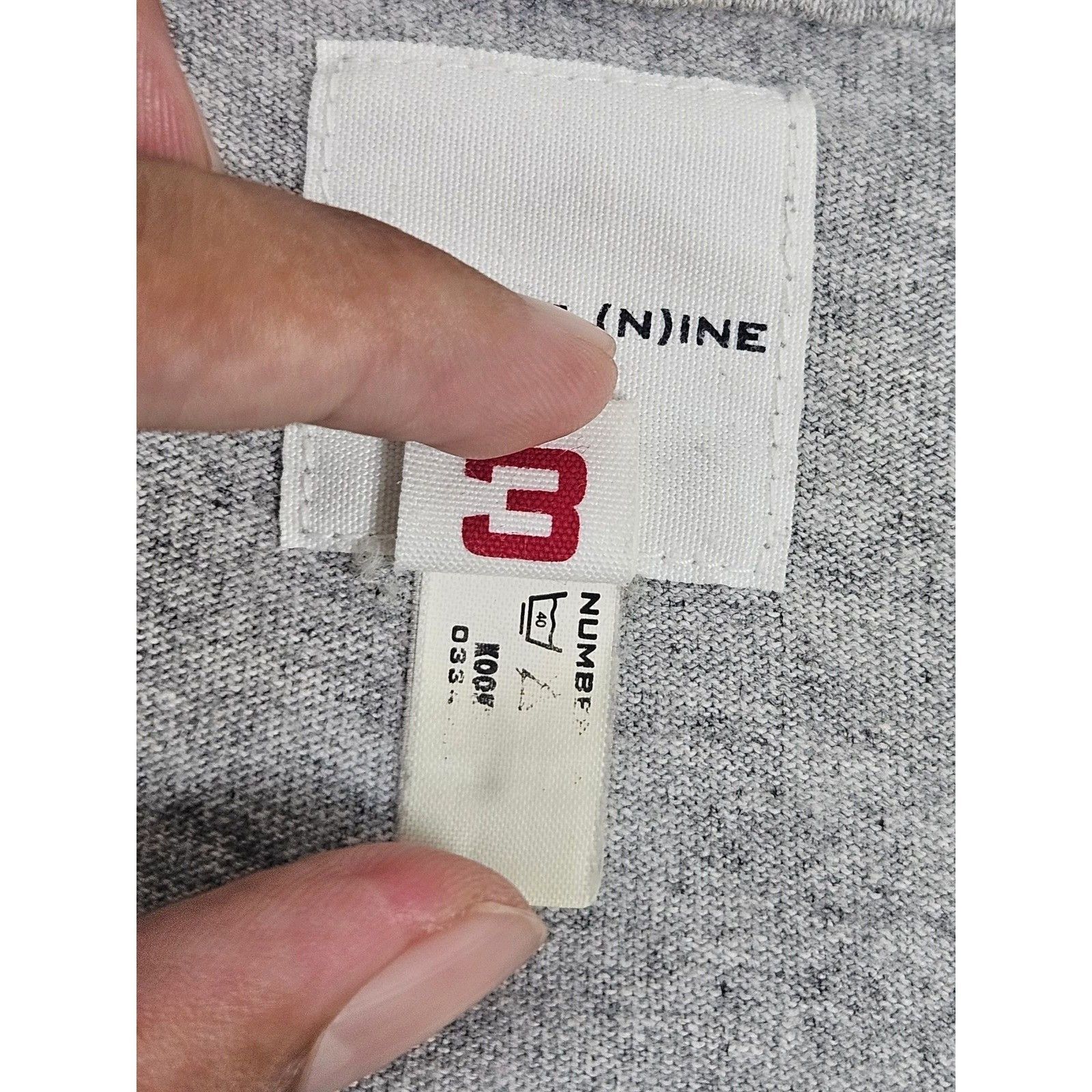 Japanese Brand Number (N)ine Bassman T-Shirt Size US M / EU 48-50 / 2 - 6 Thumbnail