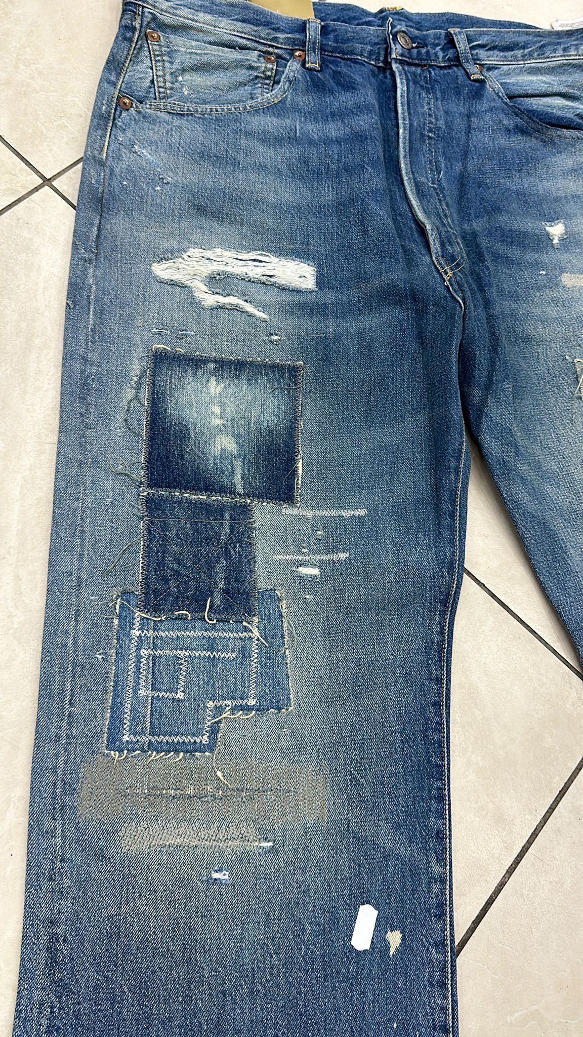 Levi's Vintage Clothing LVC Levi's Vintage Clothing 1955 501XX BigE Selvedge Jeans Size US 36 / EU 52 - 4 Thumbnail