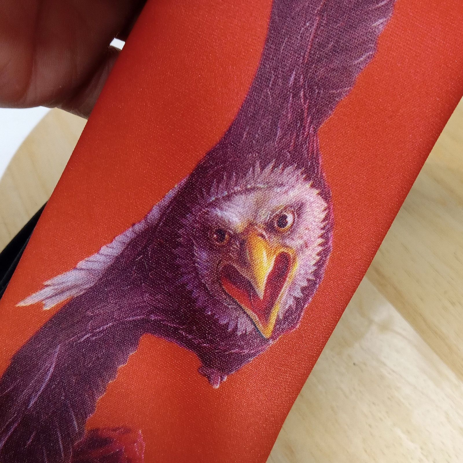 Ralph Marlin Ralph Marlin 1987 Tie Mens Harley Davidson Flying Bald Eagle Size ONE SIZE - 1 Thumbnail