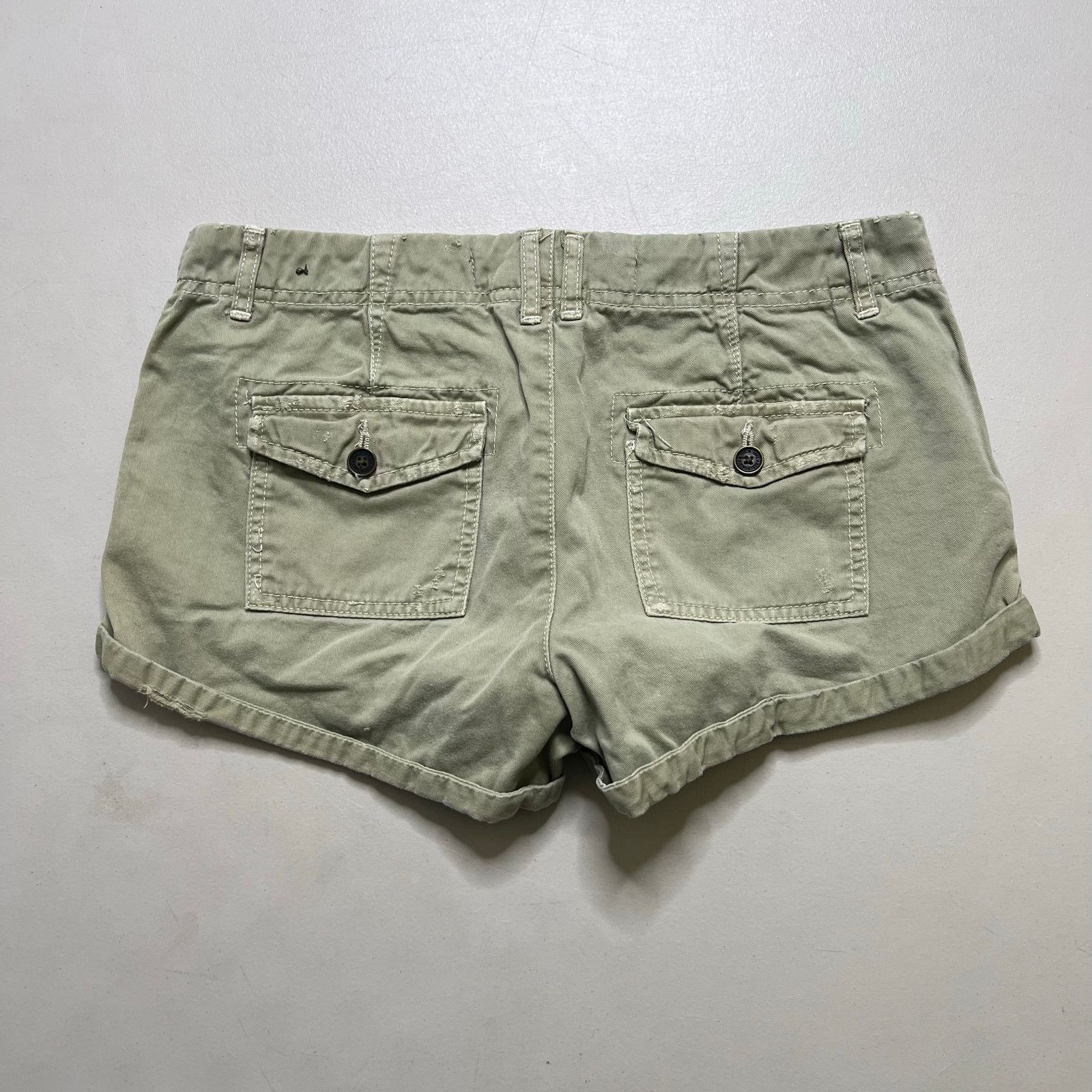 Abercrombie & Fitch Abercrombie & Fitch Olive Green Casual Utility Shorts 27 Size 27" / US 4 / IT 40 - 6 Thumbnail