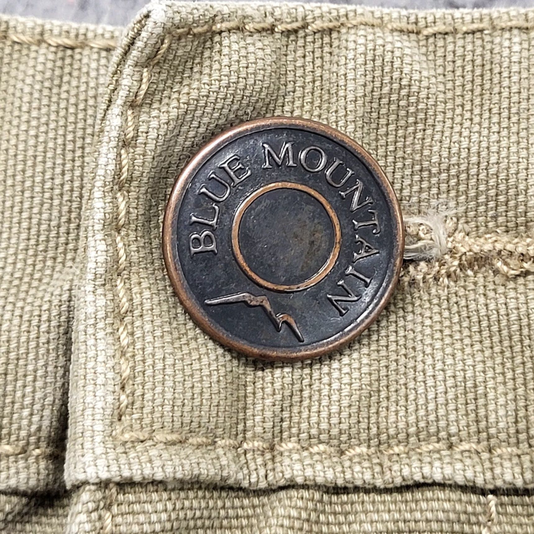 The Mountain Blue Mountain Pants Men’s 36x32 Khaki Carpenter Utility Work 100% Cotton Canvas Size US 36 / EU 52 - 6 Thumbnail