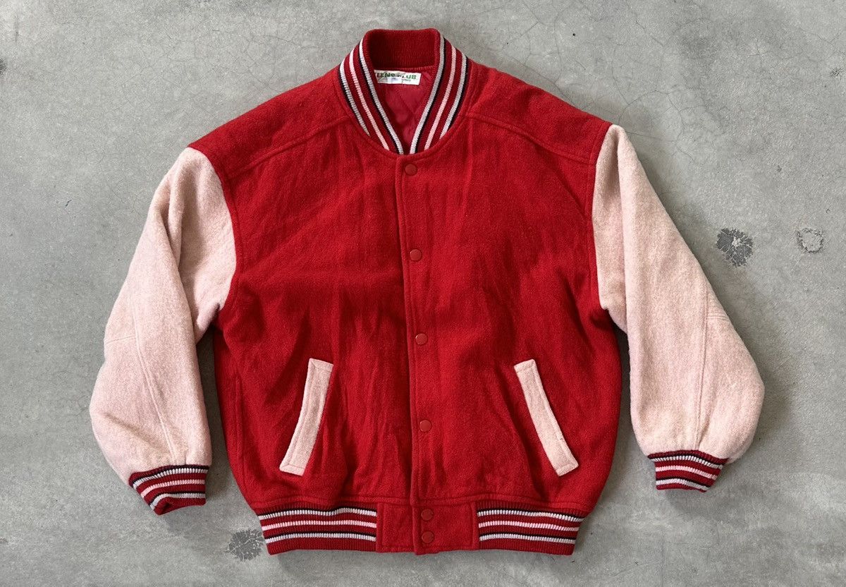 Other VINTAGE TEENS CLUB WOOL VARSITY JACKET Size US L / EU 52-54 / 3 - 2 Thumbnail