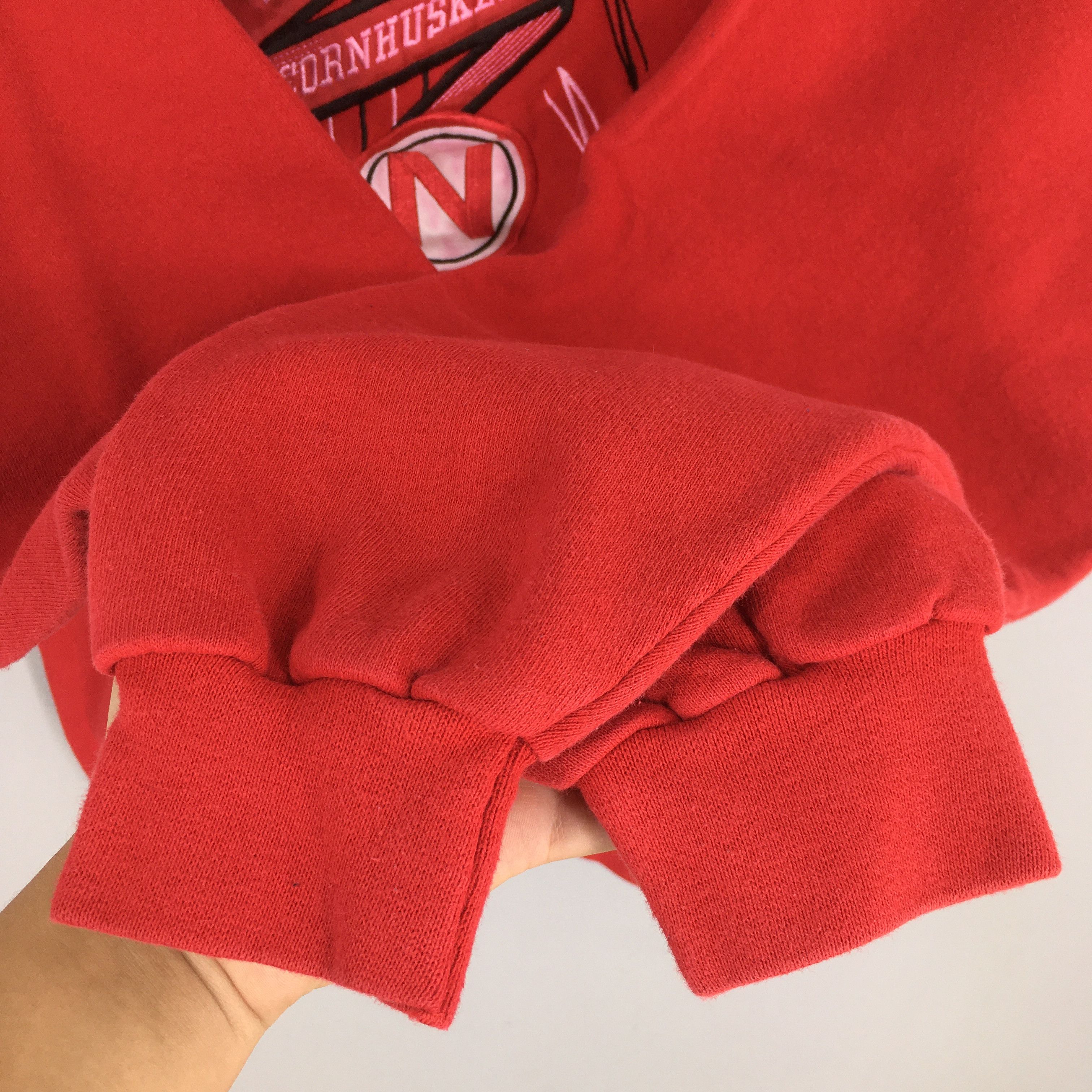 NCAA × Vintage Vintage Nebraska Cornhuskers Football Sweatshirts XLarge Size US XL / EU 56 / 4 - 4 Thumbnail