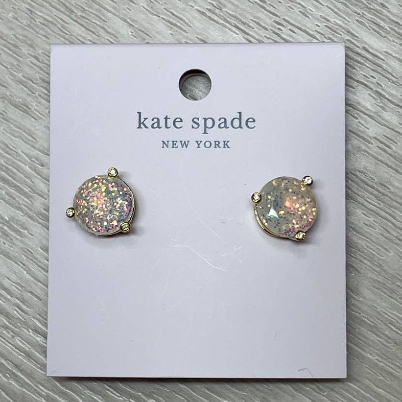 Kate Spade Kate Spade Studs Rise And Shine Opal Glitter Stud Earrings Size ONE SIZE - 4 Thumbnail
