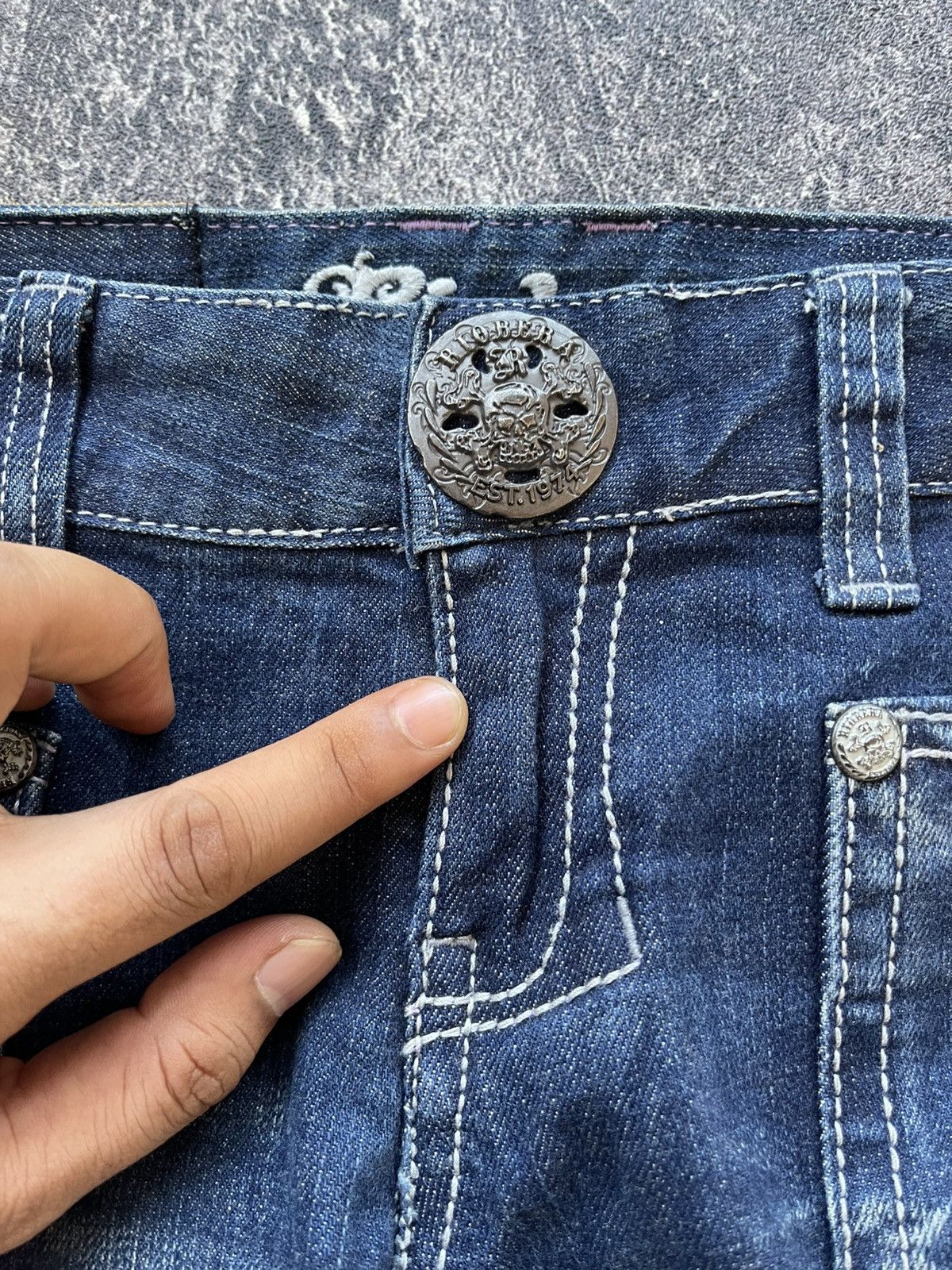 Japanese Brand Y2k Riobera poem ifsixwasnine slim jeans Size 30" / US 8 / IT 44 - 7 Thumbnail