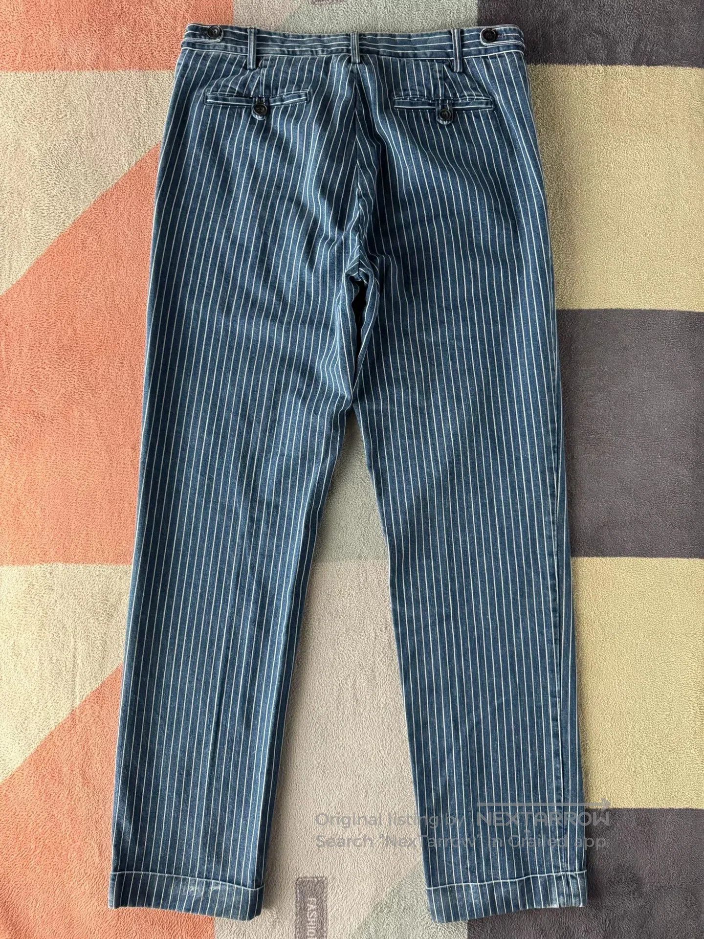 RRL Ralph Lauren Ralph Lauren Wabash Striped Pants. Size US 32 / EU 48 - 7 Thumbnail