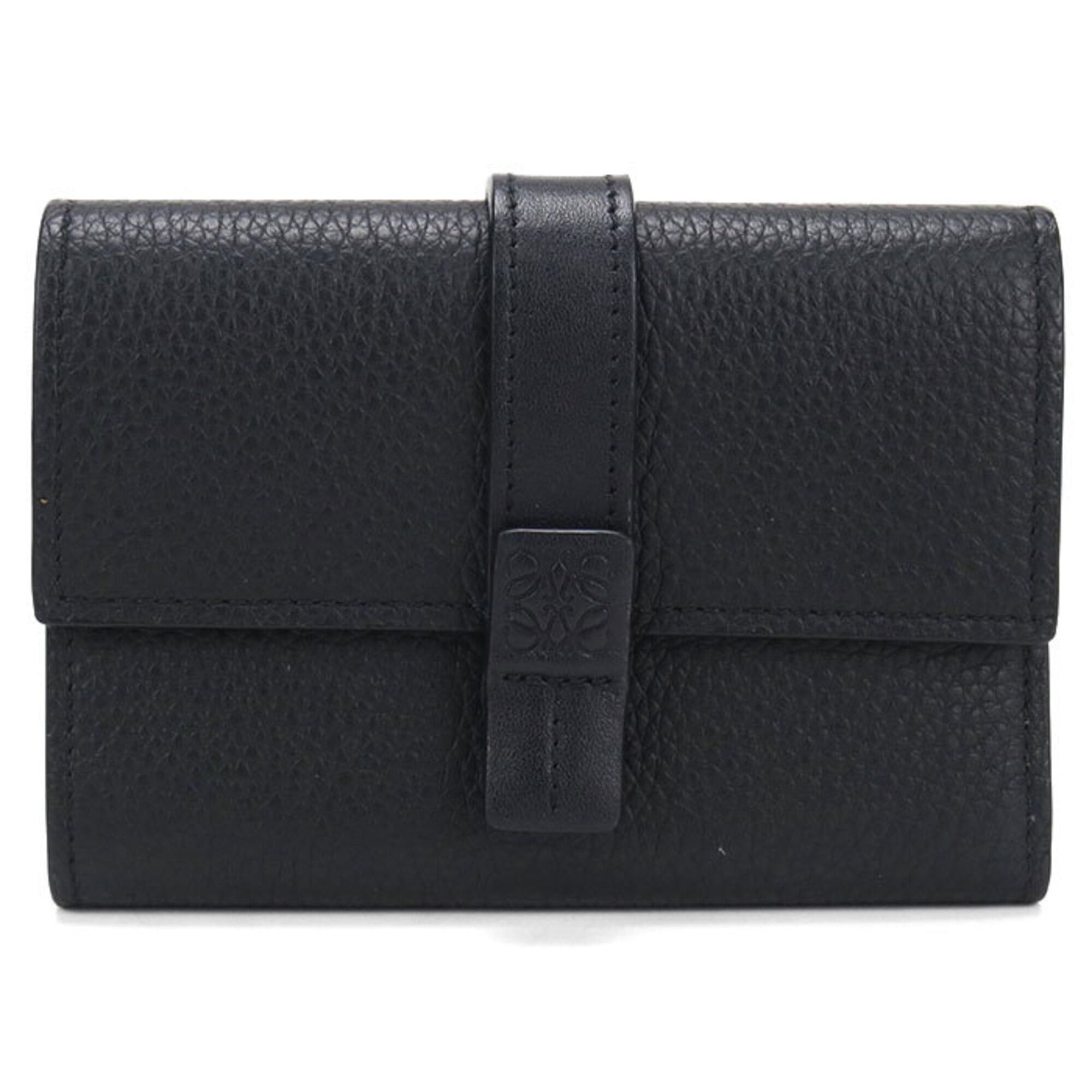 Loewe LOEWE Tri-fold Wallet Vertical Small Anagram Women's Black Size ONE SIZE - 1 Thumbnail