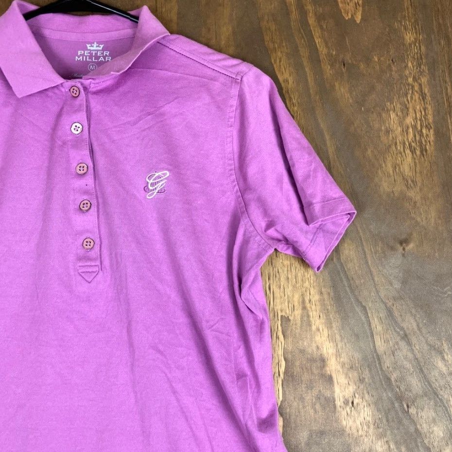 Peter Millar Peter Millar Womens Shirt Purple Crown Polo Short Sleeve Medium Casual Workwear Glance: Preppy, Athletic, Normcore Women’s Polo Size M / US 6-8 / IT 42-44 - 5 Thumbnail