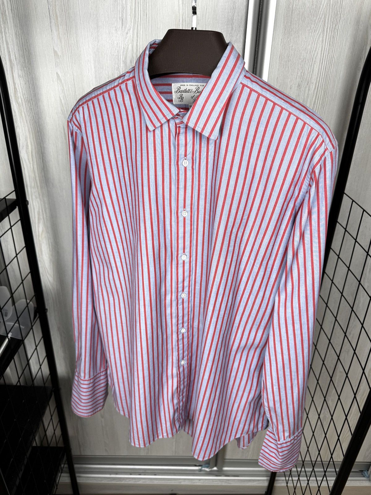 Other Bartlett & Butcher of Alton England made cotton dress shirt Size 42R - 6 Thumbnail