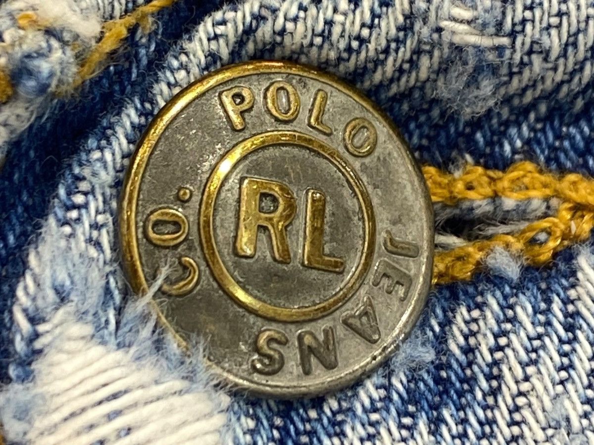 Polo Ralph Lauren Polo Ralph Lauren Acid Blue Wash Style Wide Leg Jeans Size US 31 - 10 Thumbnail