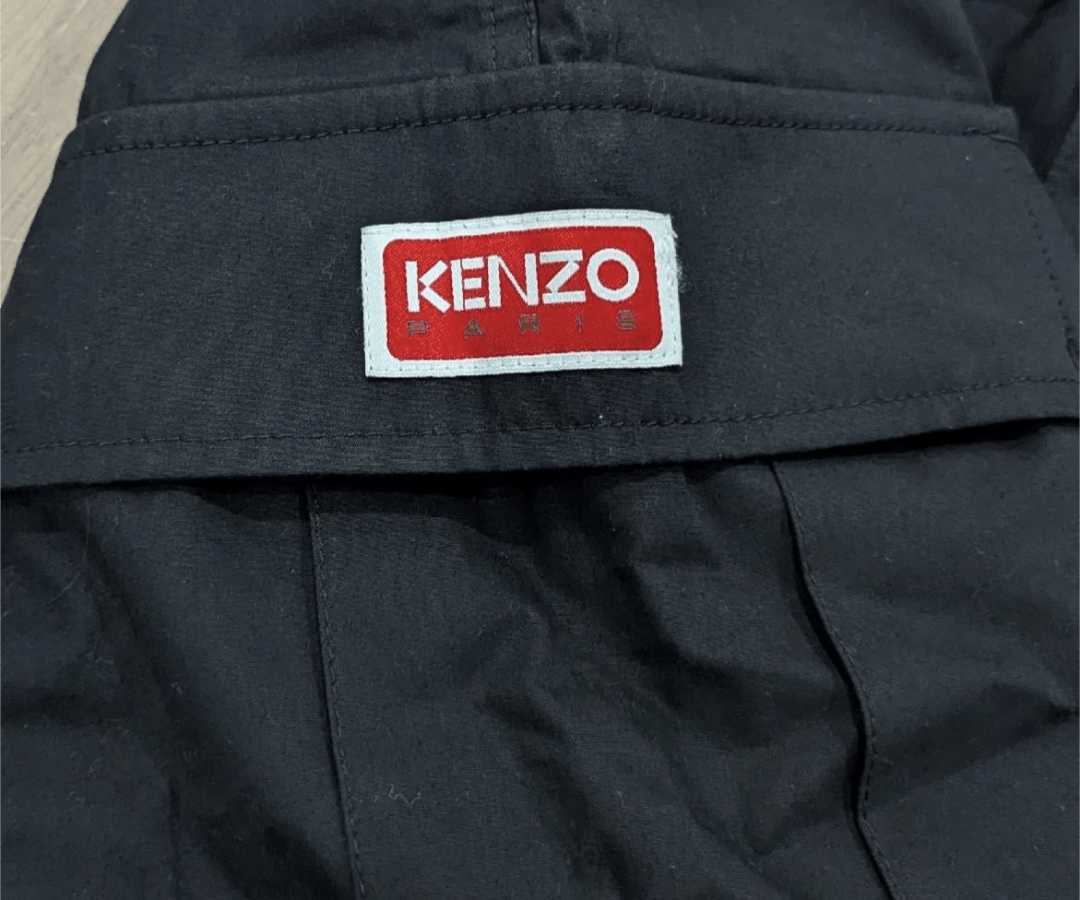 Kenzo KENZO Chino Cargo Workwear Shorts Black 54 US 38 Size US 38 / EU 54 - 2 Thumbnail