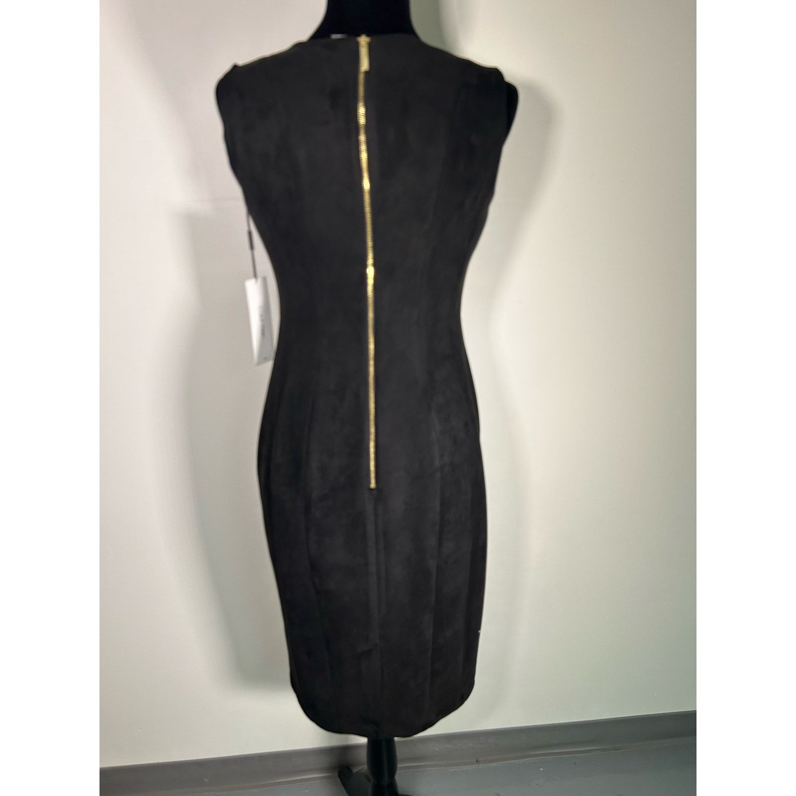 Calvin Klein Calvin Klein Suede Dress Suede New With Tags Size 4 Size S / US 4 / IT 40 - 3 Thumbnail