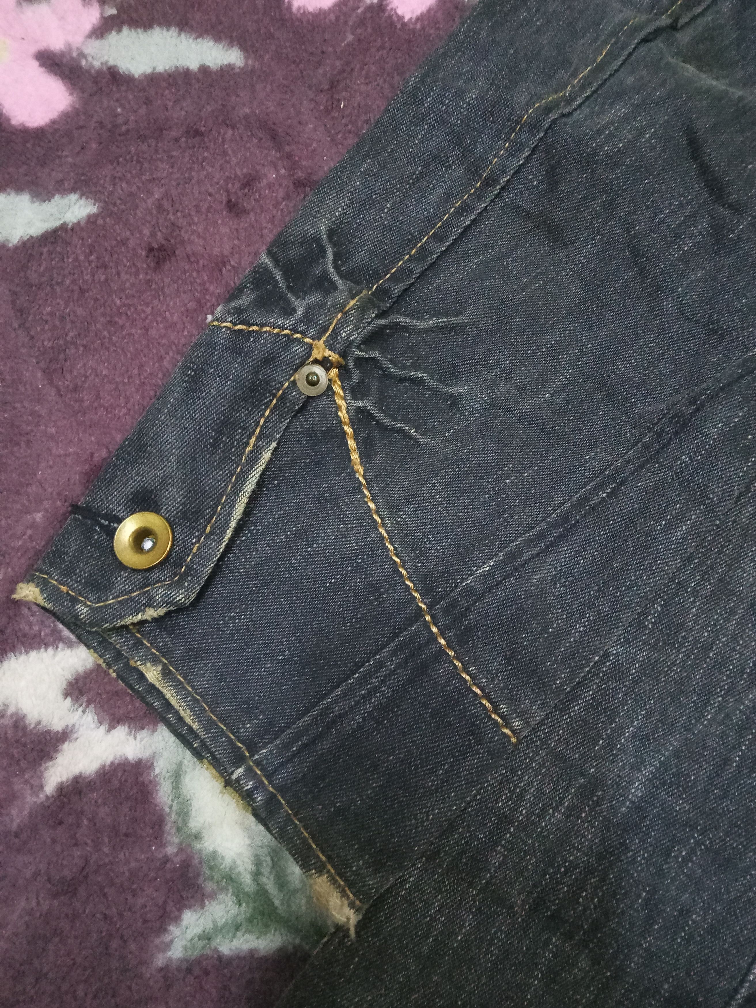 Japanese Brand Power To The People PWPL Denim Jacket Size US L / EU 52-54 / 3 - 3 Thumbnail